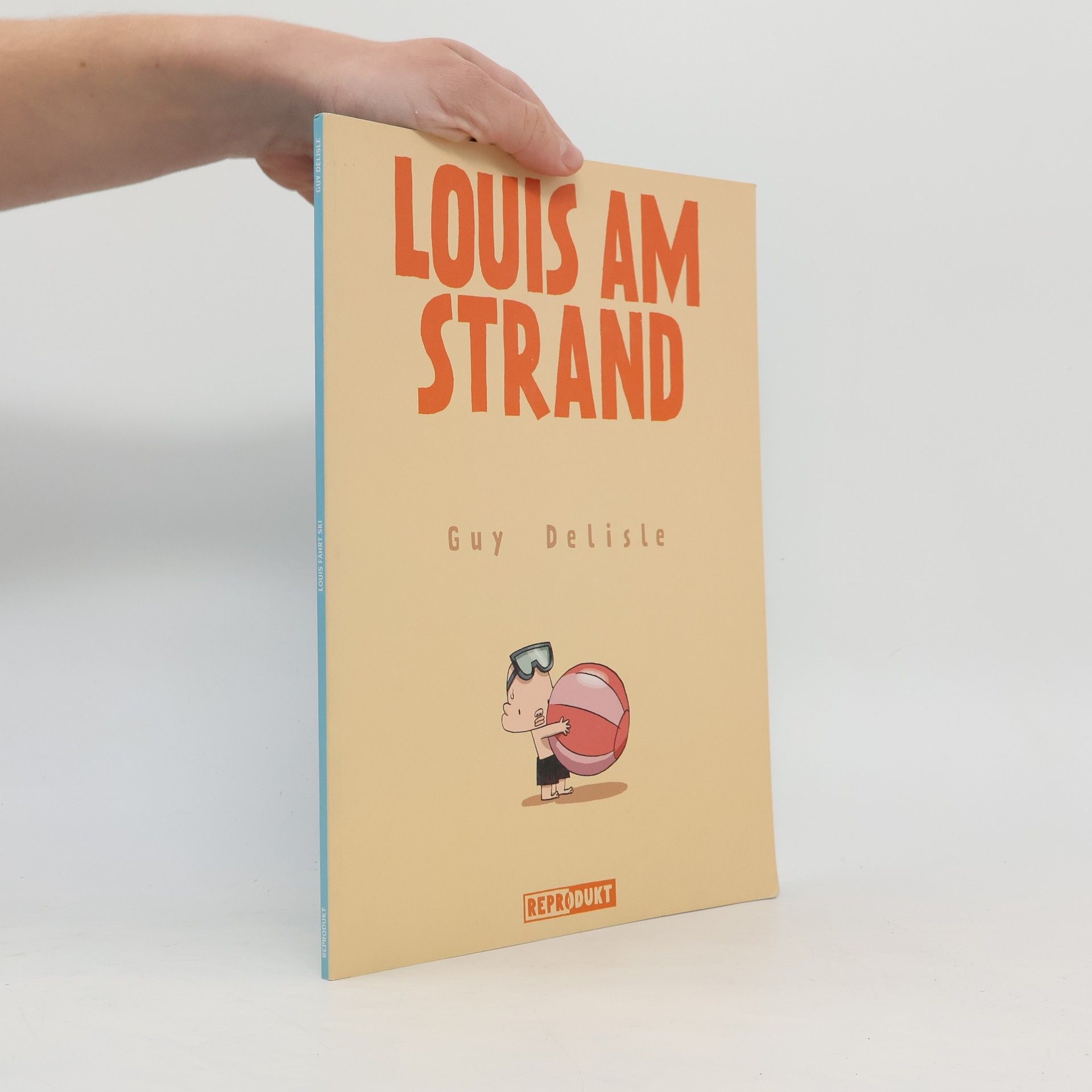 Guy Delisle Louis am Strand