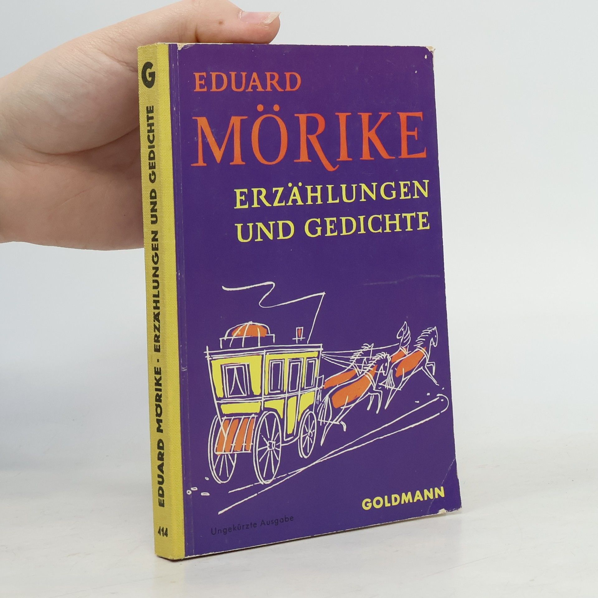 Eduard Mörike Erzählungen und Gedichte