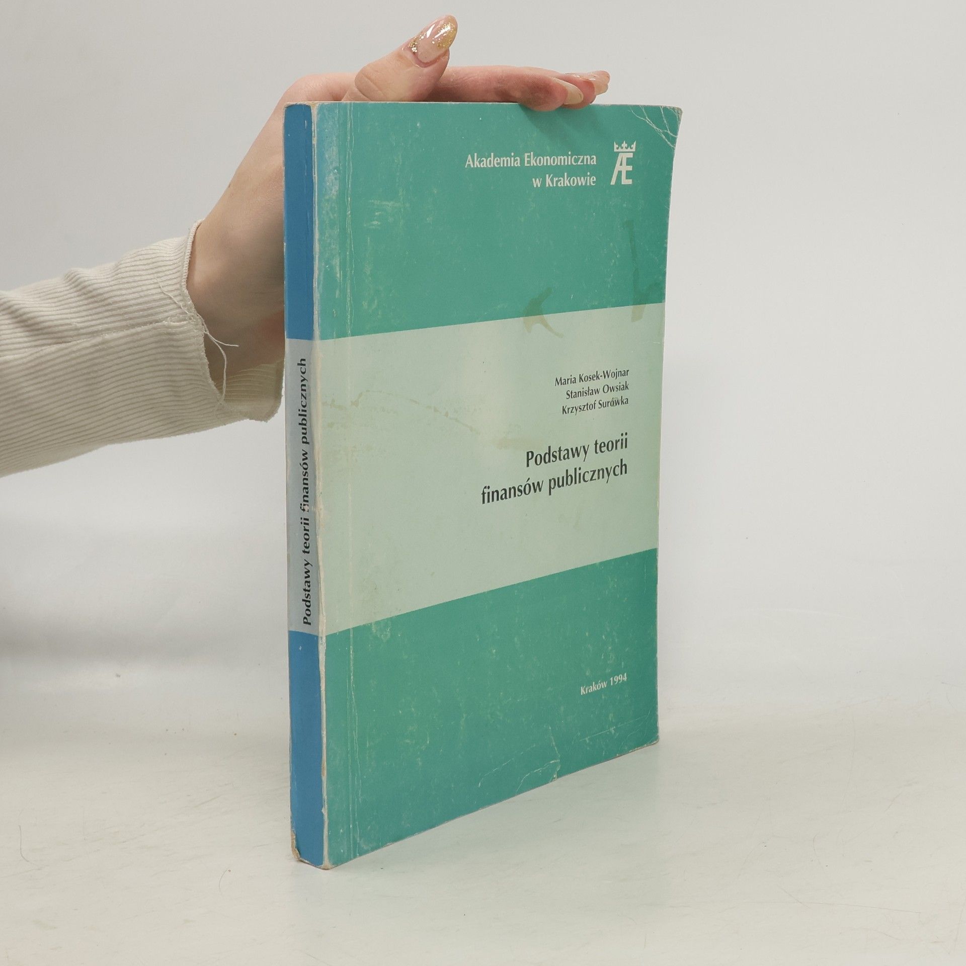 Krzysztof Surówka Podstawy teorii finansów publicznych