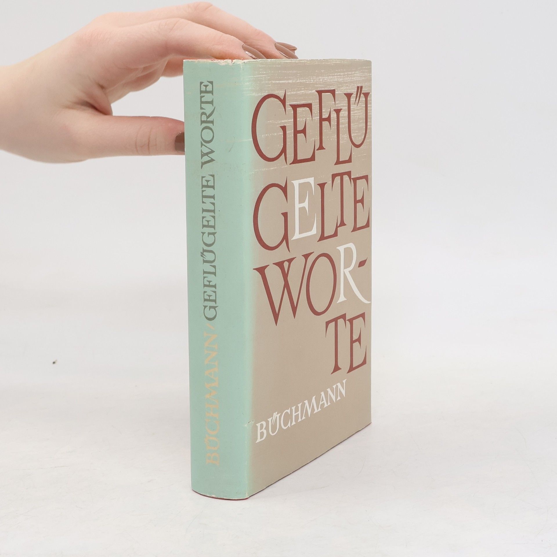 BUCHMANN Geflü Gelte Worte