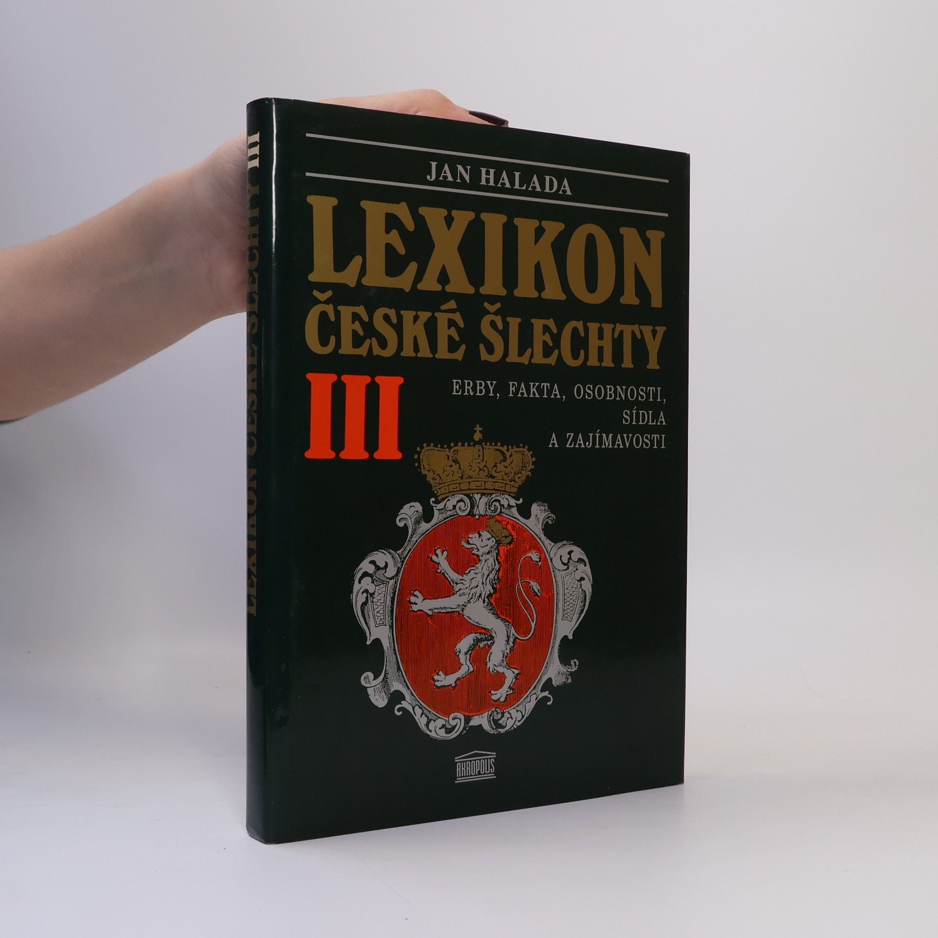 Jan Halada Lexikon české šlechty III.