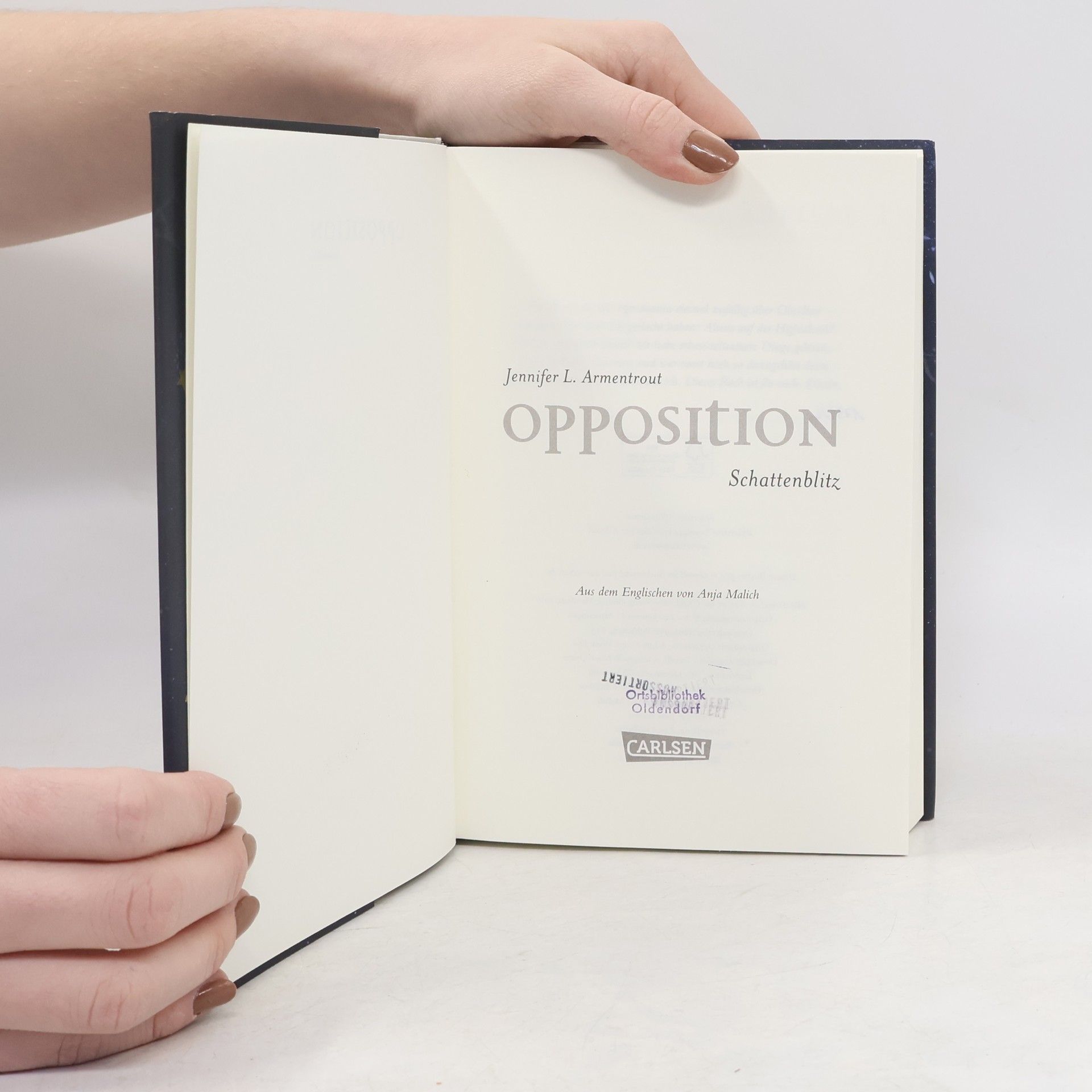 Jennifer L. Armentrout Opposition - Schattenblitz