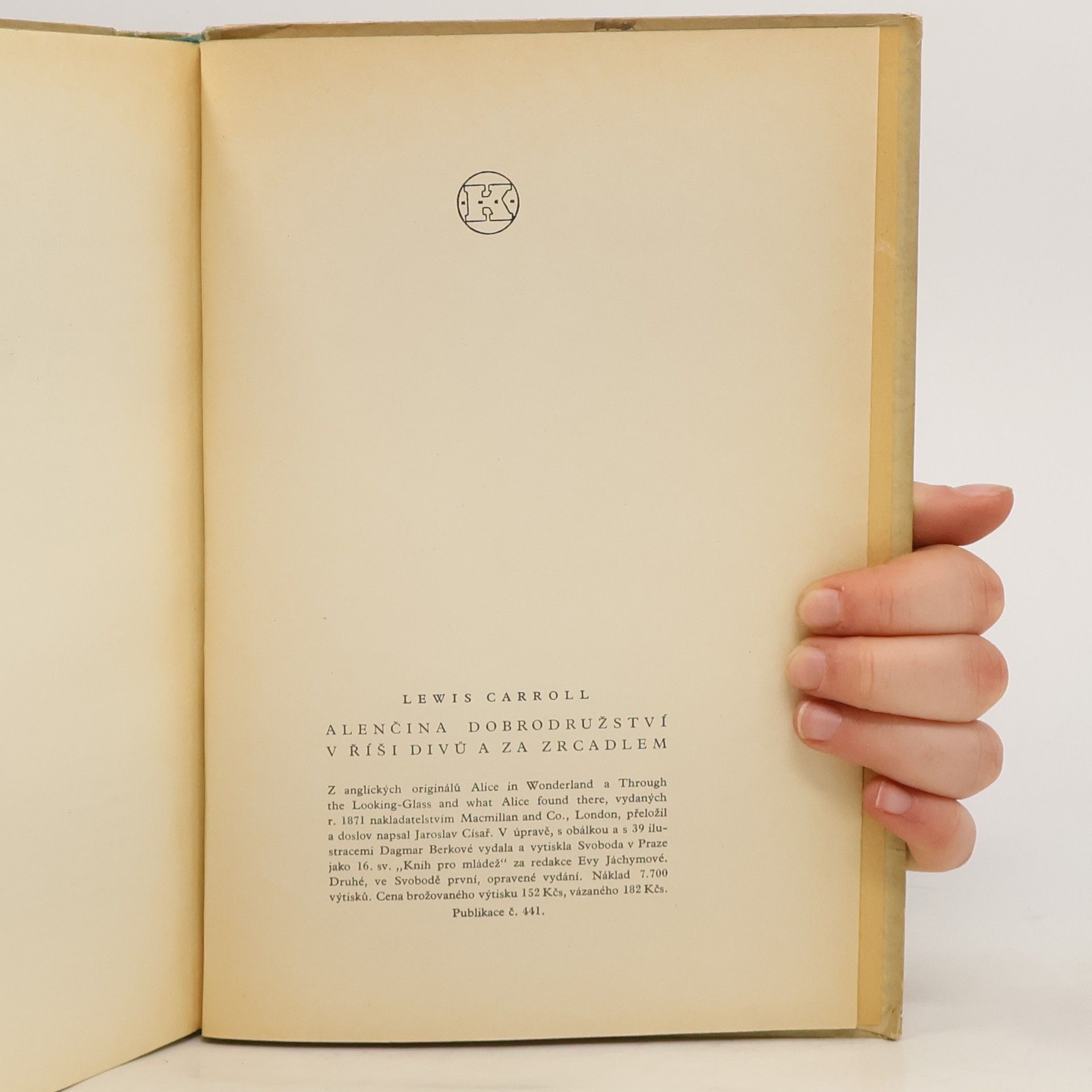 Lewis Carroll Alenčina dobrodružství v říši divů a za zrcadlem
