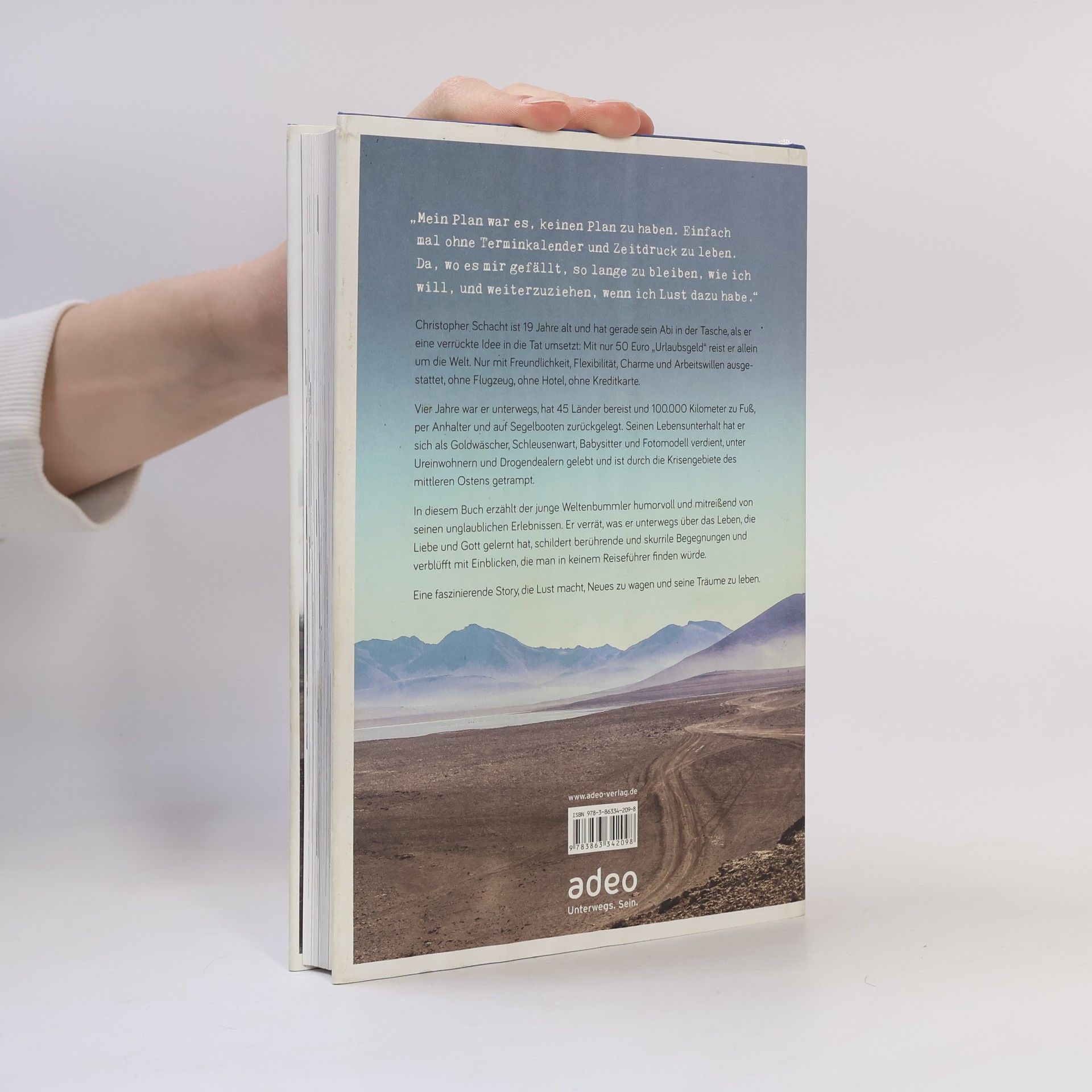 Christopher Schacht Mit 50 Euro um die Welt