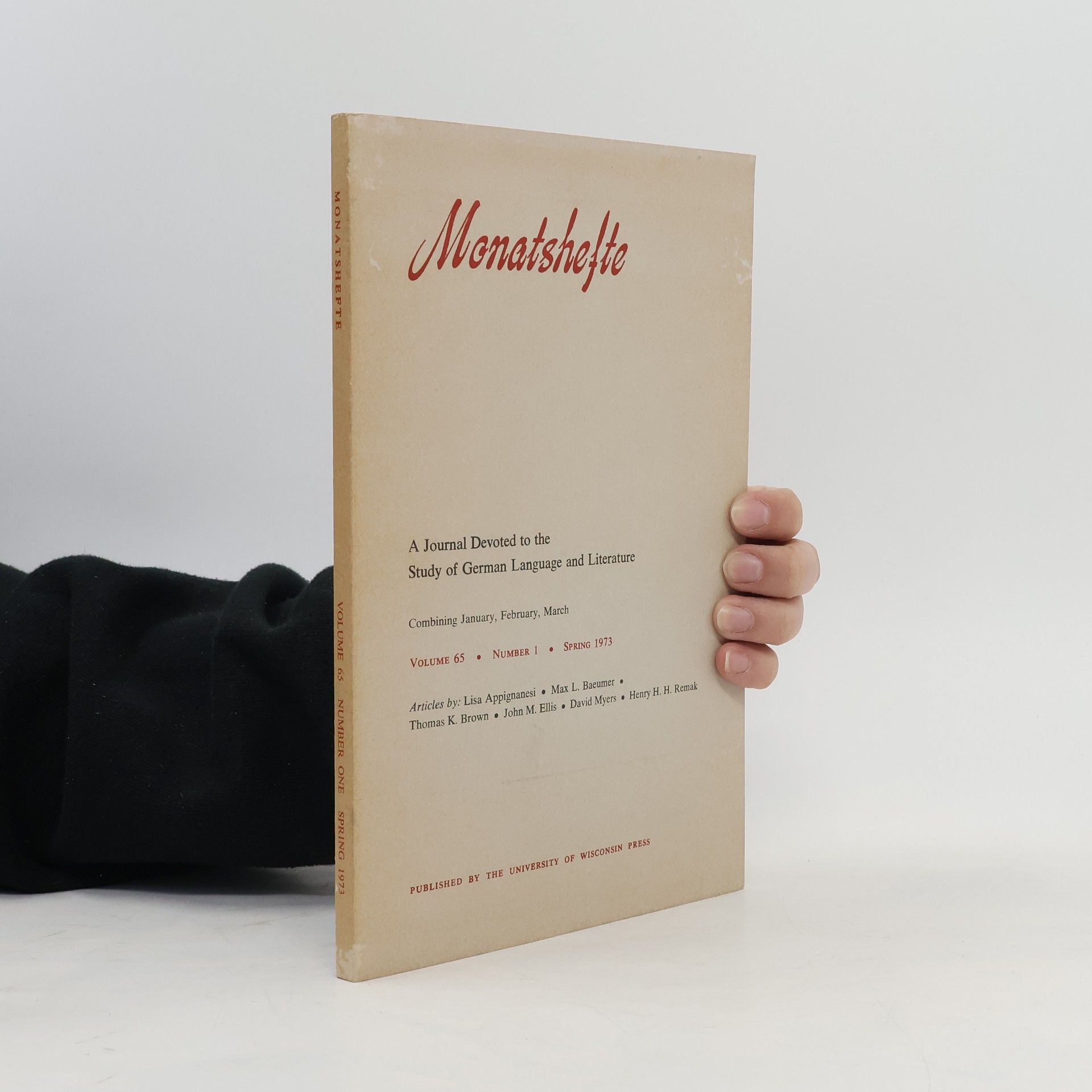 Autorenkollektiv Monatshefte 65/1