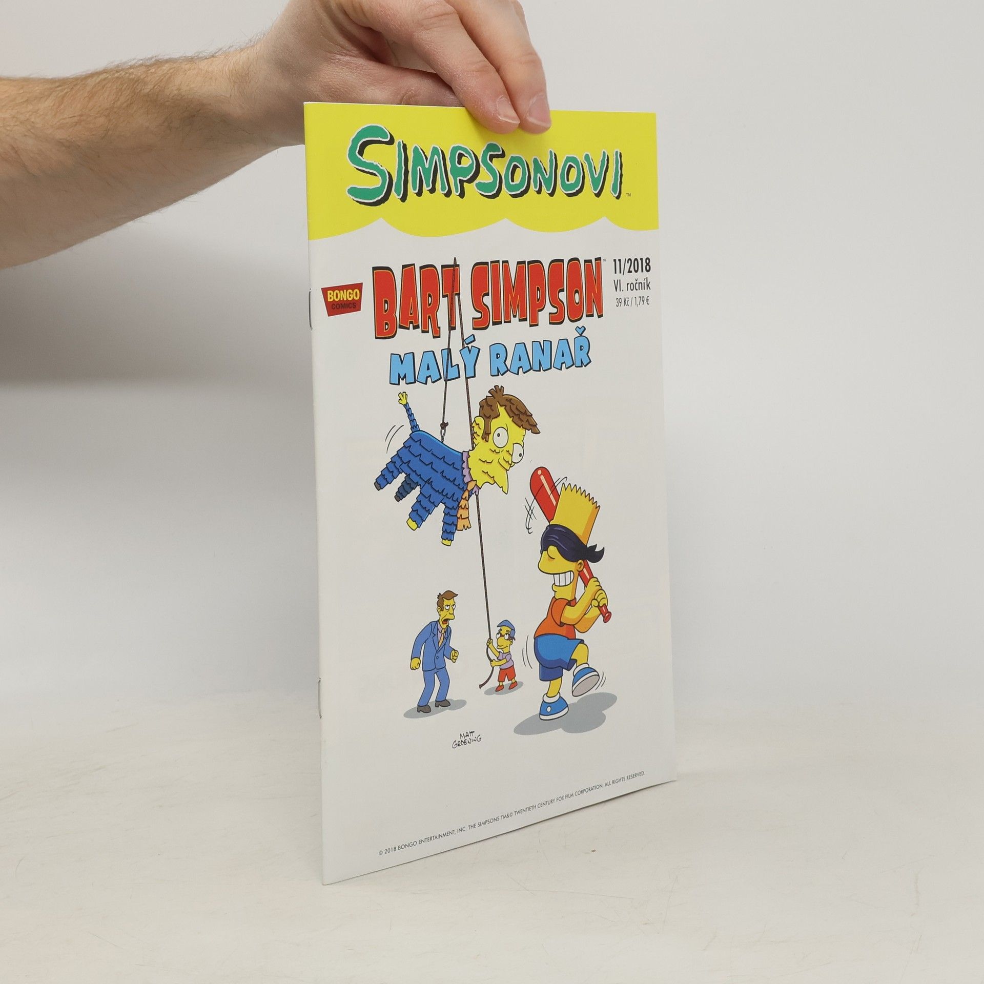 Kolektív autorov Bart Simpson 11/2018: Malý ranař