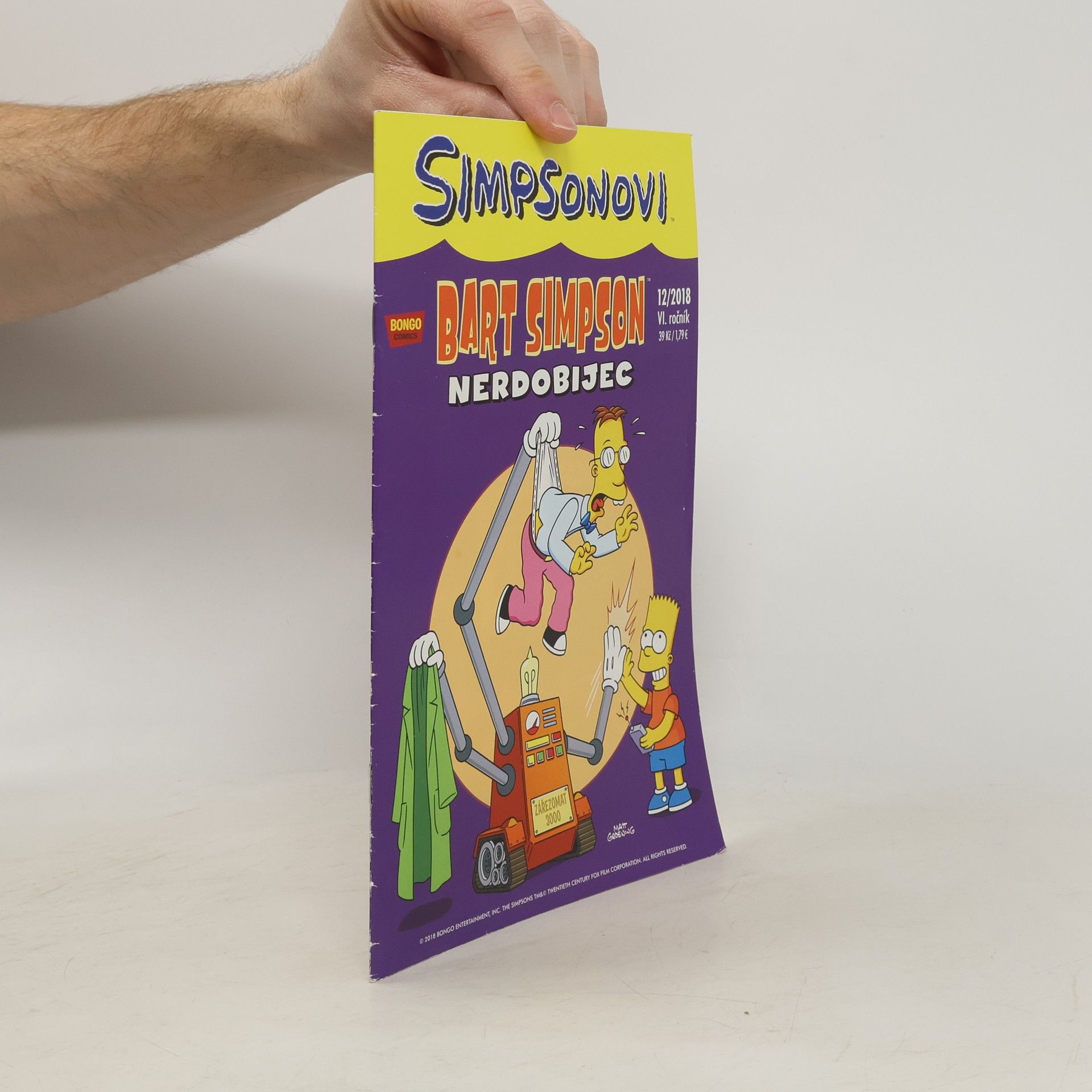 Peter Kuper Bart Simpson 12/2018: Nerdobijec