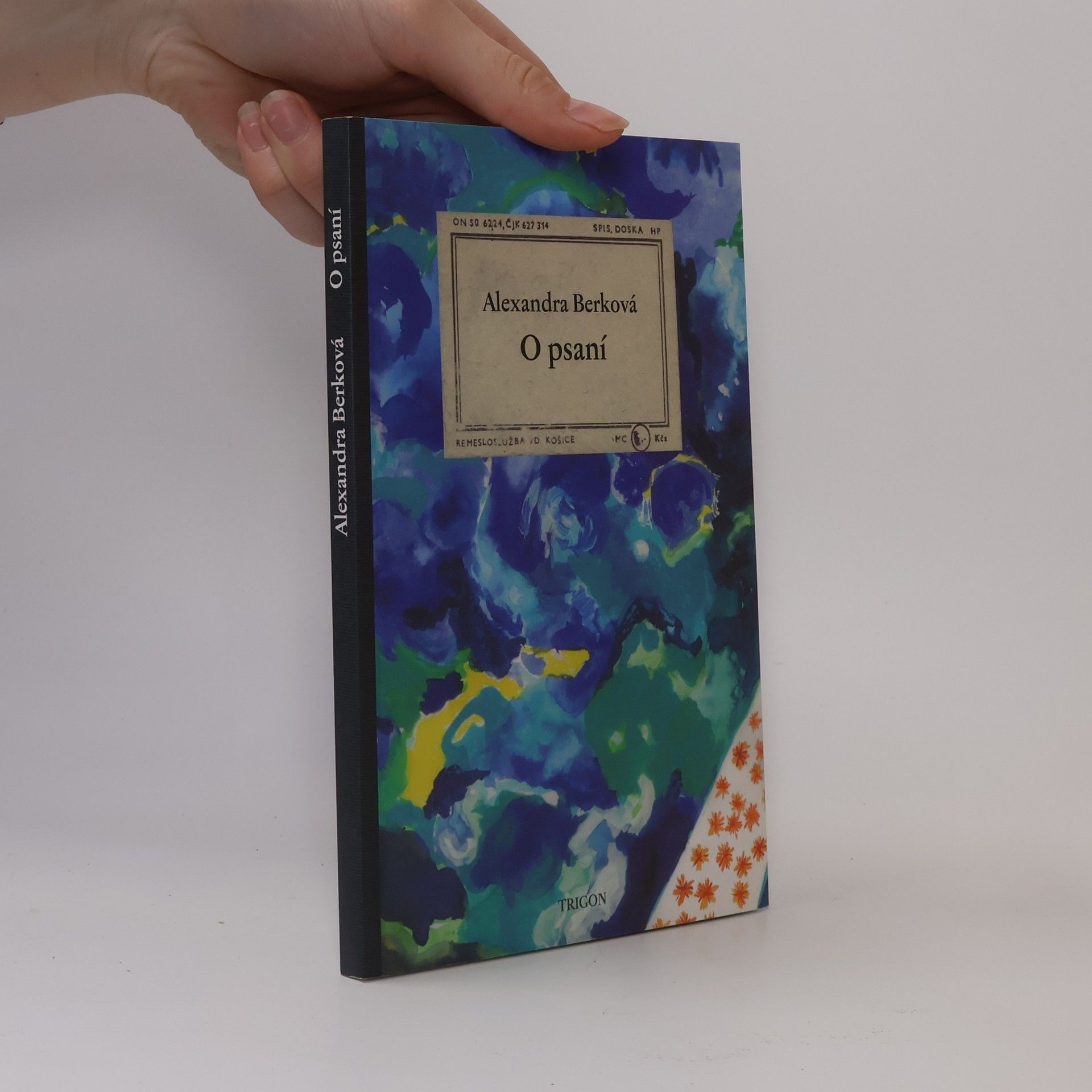 Alexandra Berková O psaní