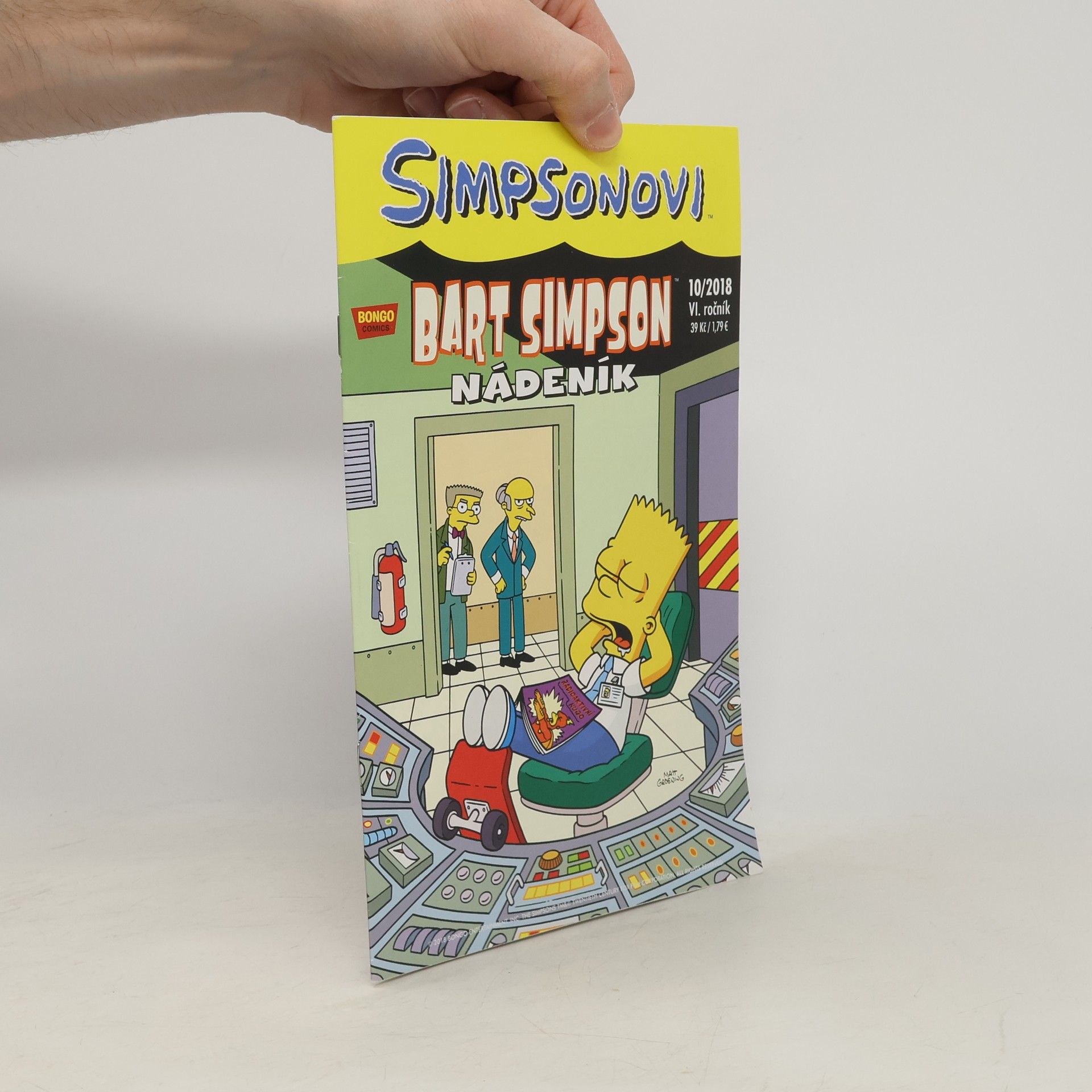Matt Groening Bart Simpson nádeník. Ročník VI. 10/2018