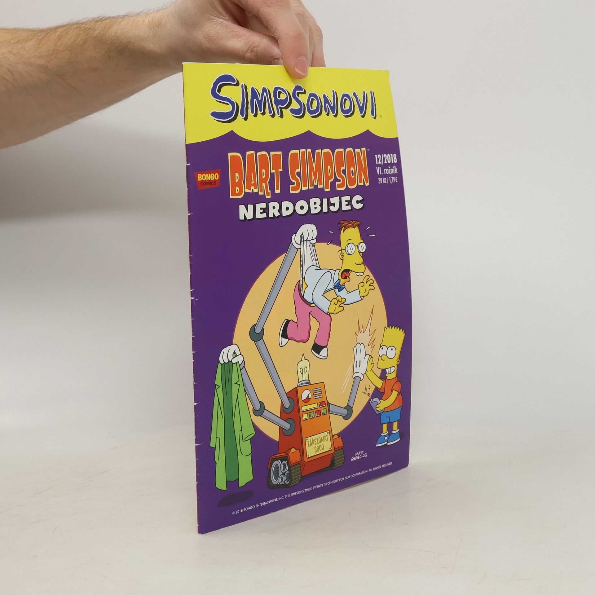 Peter Kuper Bart Simpson 12/2018: Nerdobijec