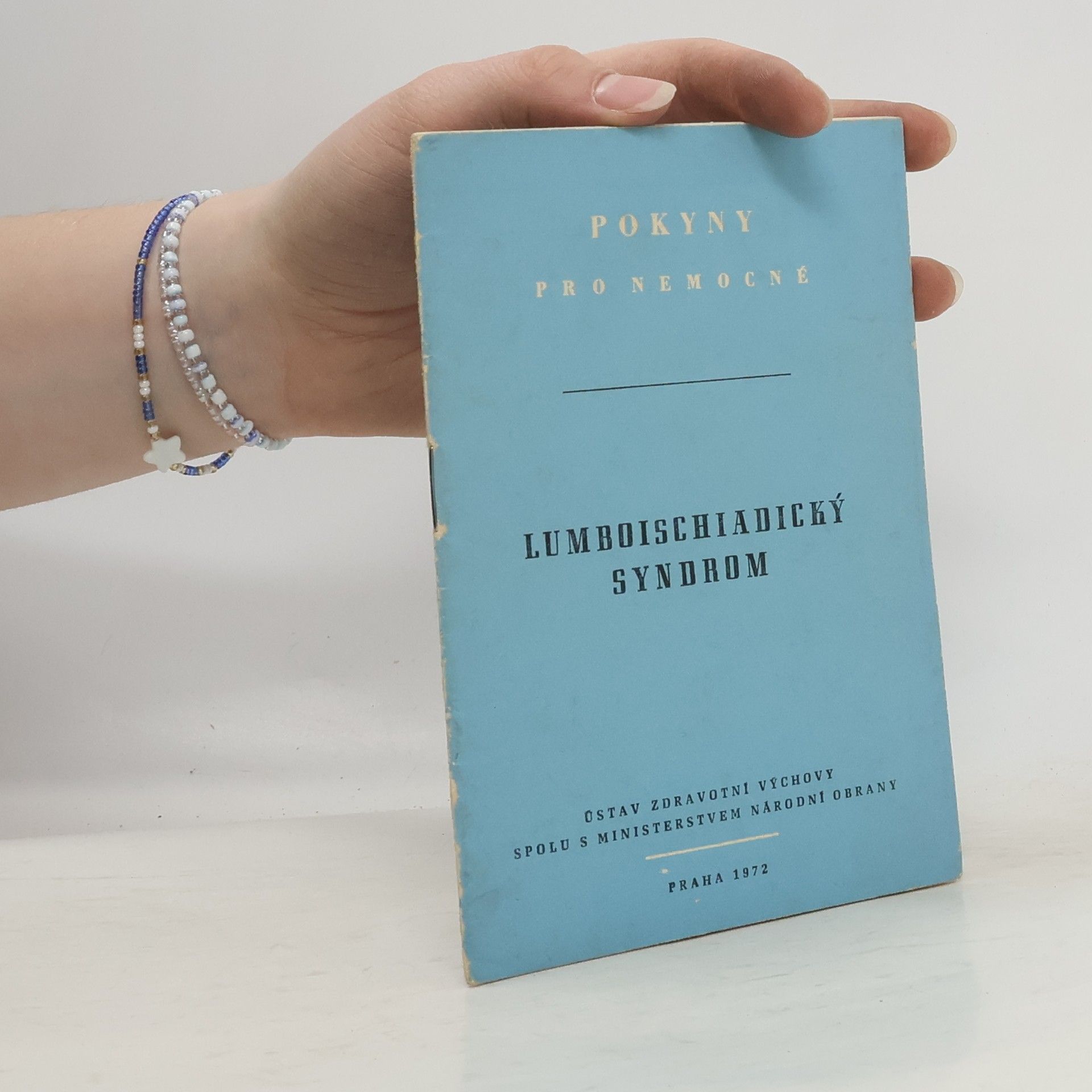 Karel Obrda Lumboischiadický syndrom. Informace pro nemocné.