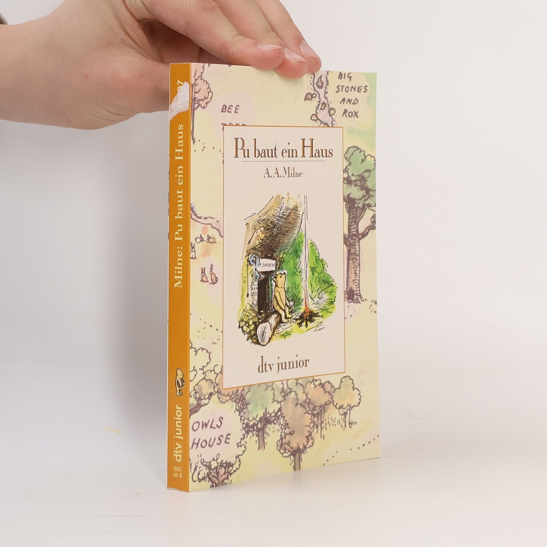 Alan Alexander Milne Pu baut ein Haus.