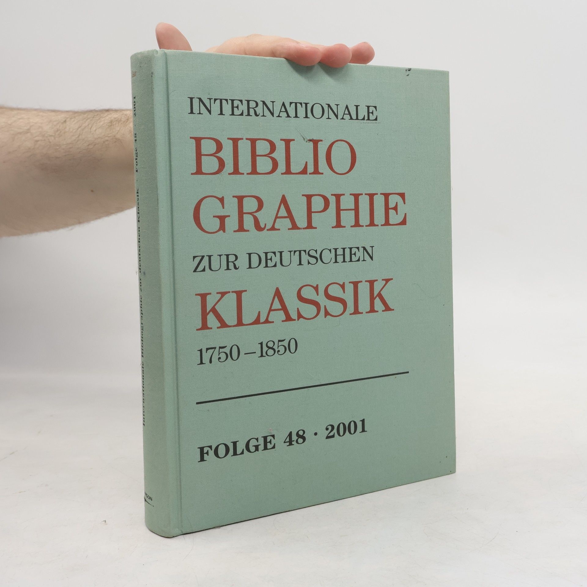 Heidi Zeilinger Internationale Bibliographie zur deutschen Klassik