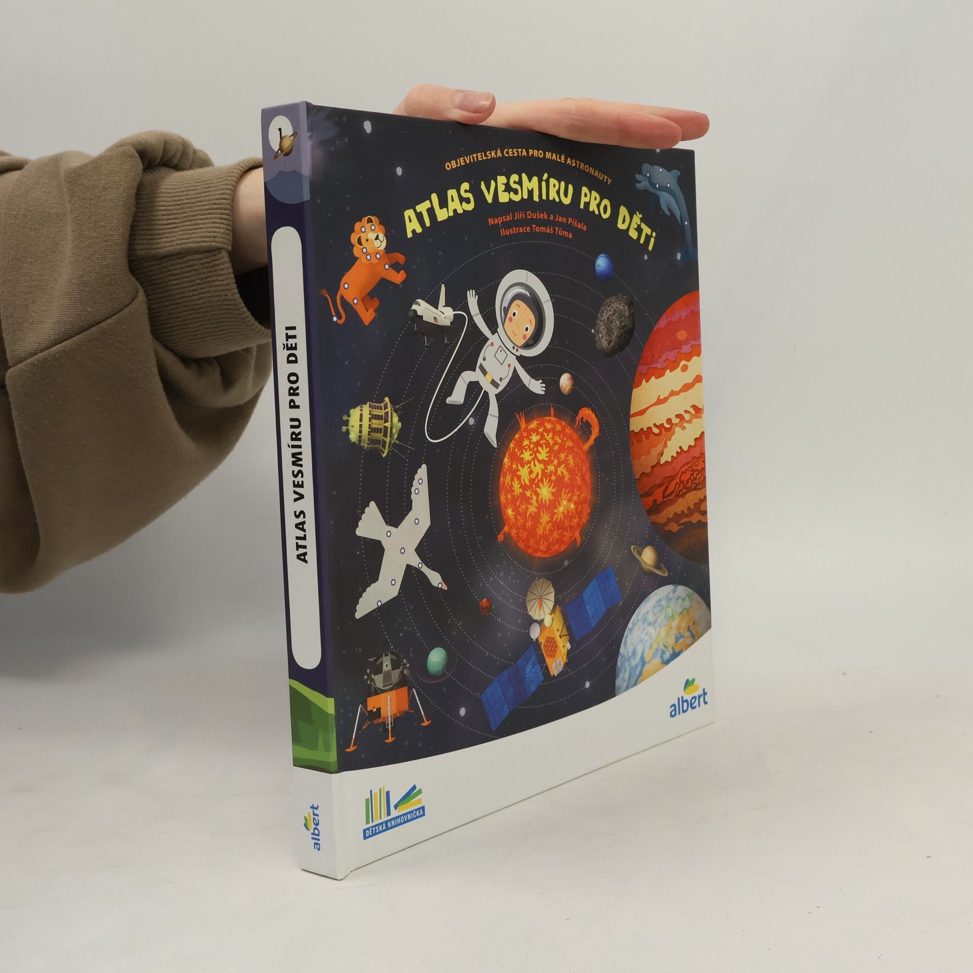 Jiří Dušek Atlas vesmíru pro děti: Objevitelská cesta pro malé astronauty