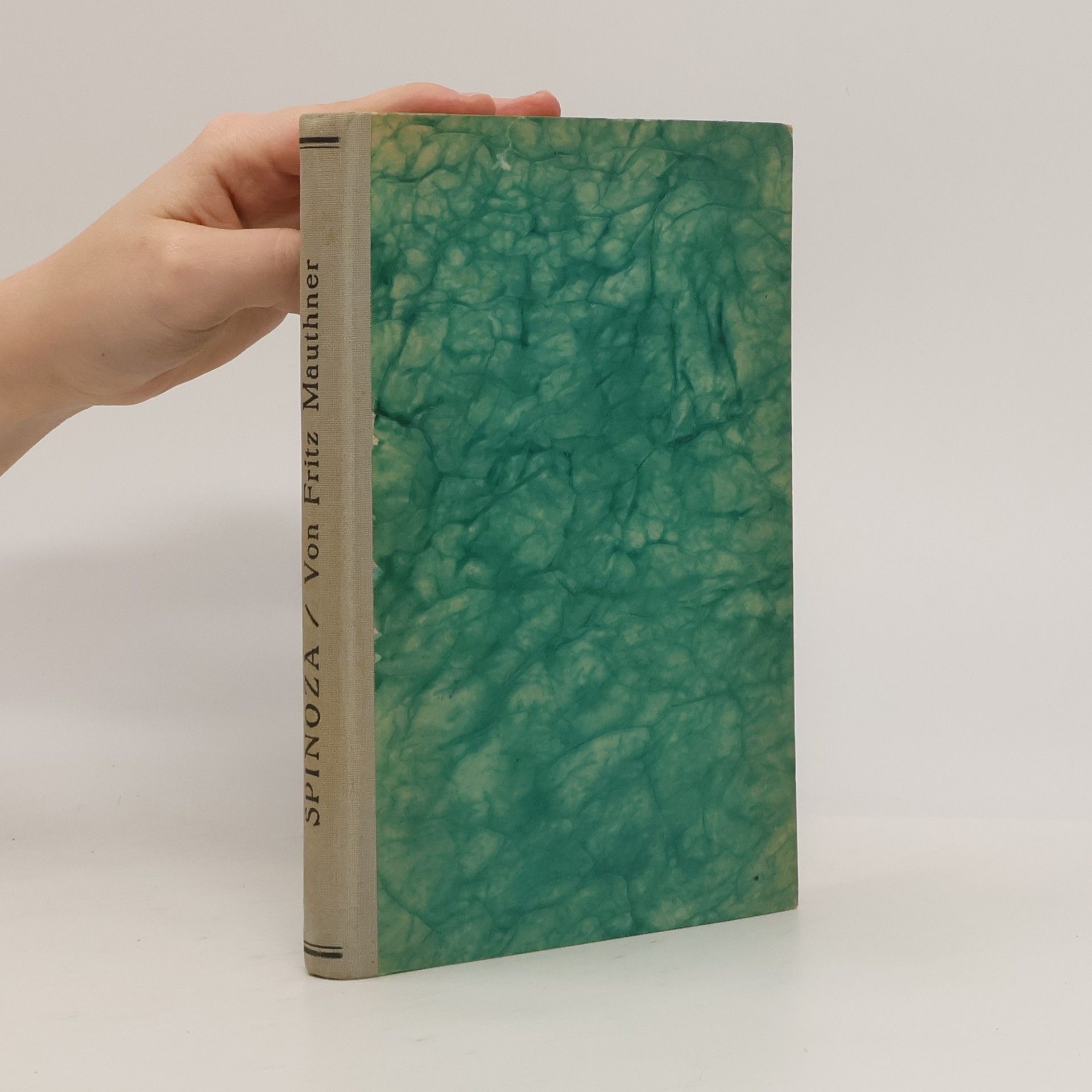 Fritz Mauthner Spinoza