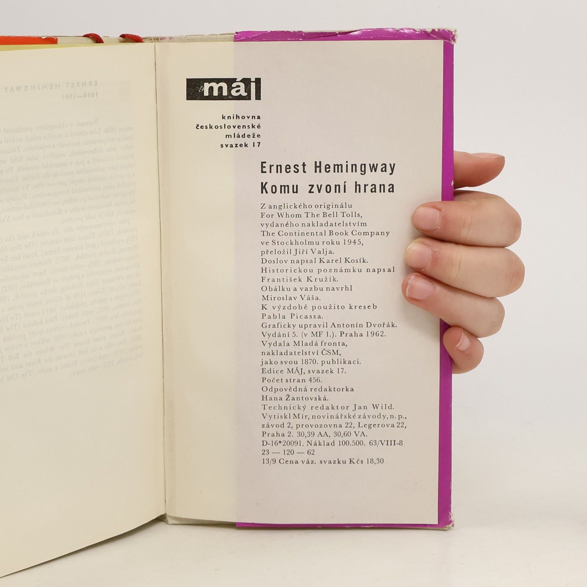 Ernest Hemingway Komu zvoní hrana
