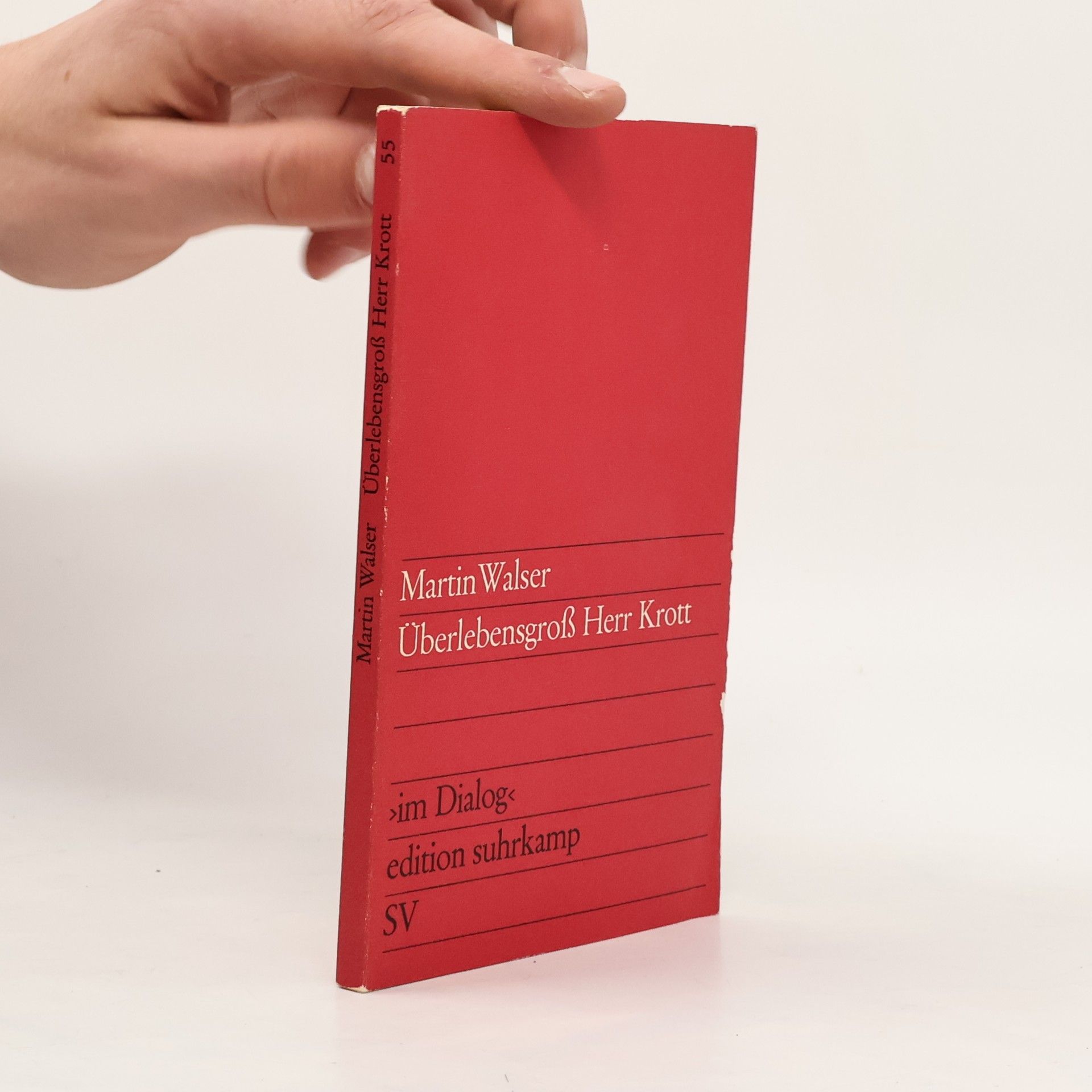 Martin Walser Überlebensgroß Herr Krott