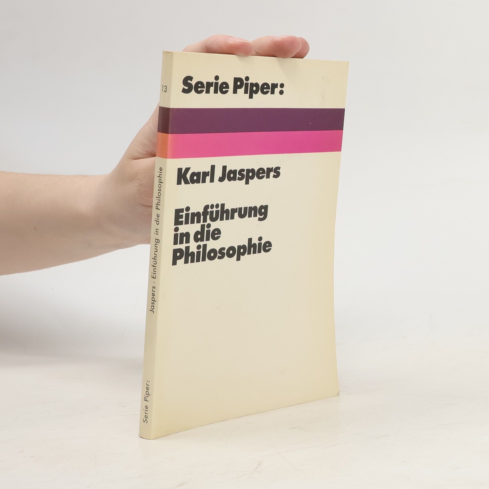 Karl Jaspers Einführung in d. Philosophie