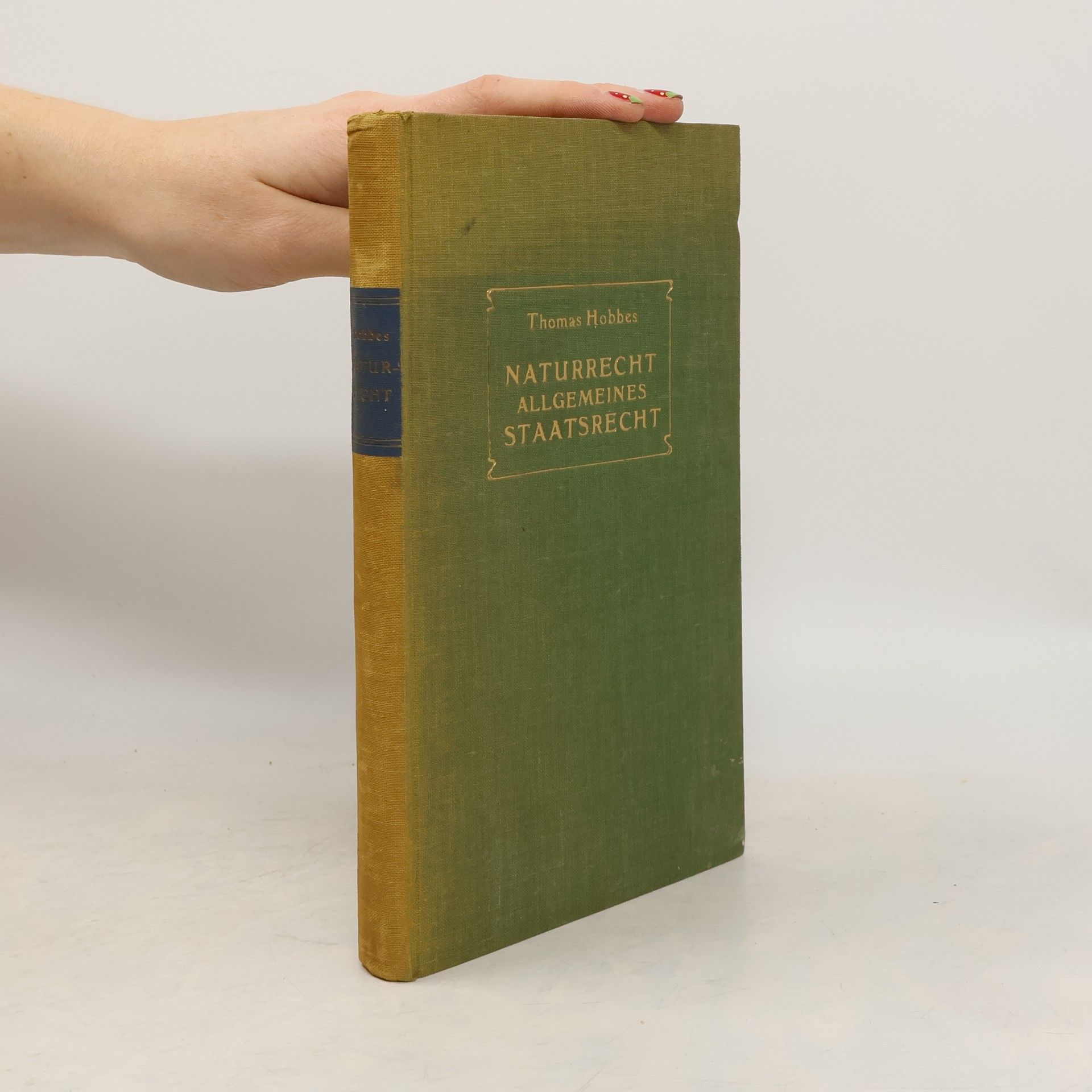 Thomas Hobbes Naturrecht und allgemeines Staatsrecht in den Anfangsgründen