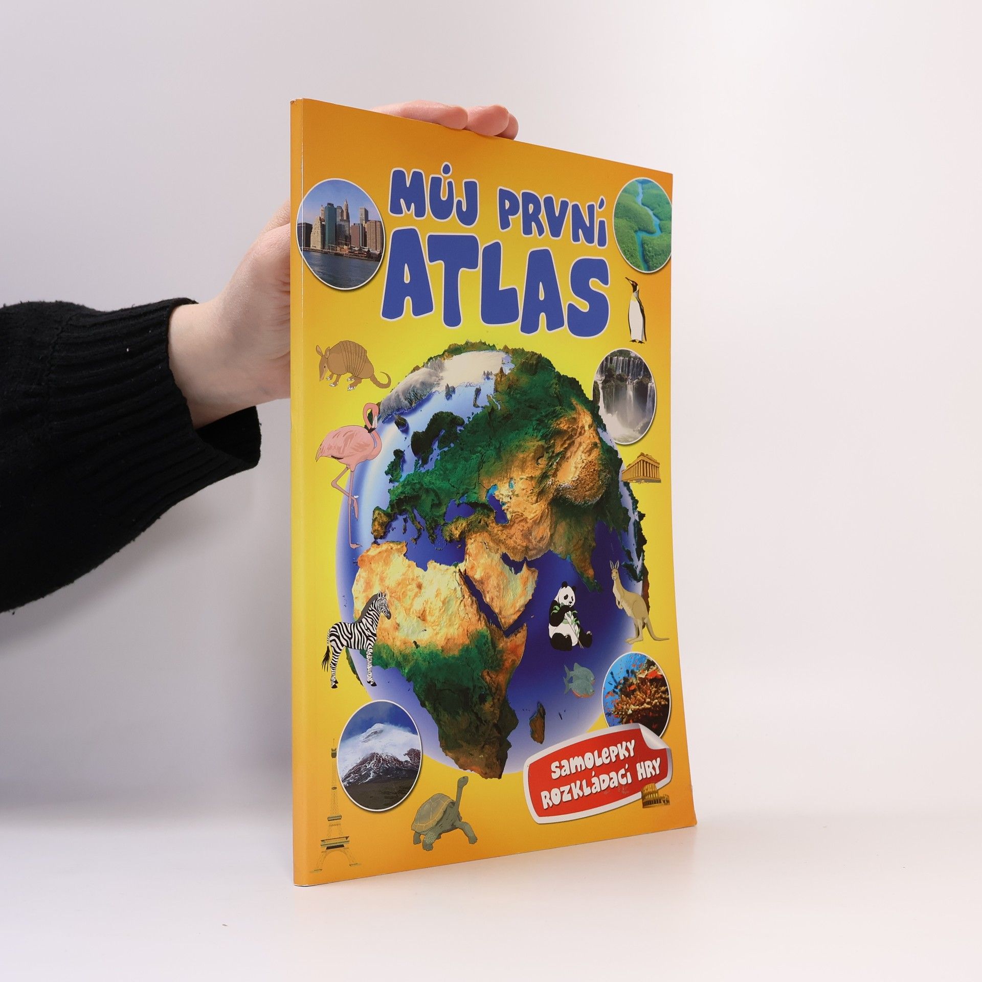Jaroslav Synek Můj první atlas: Samolepky, rozkládací hry