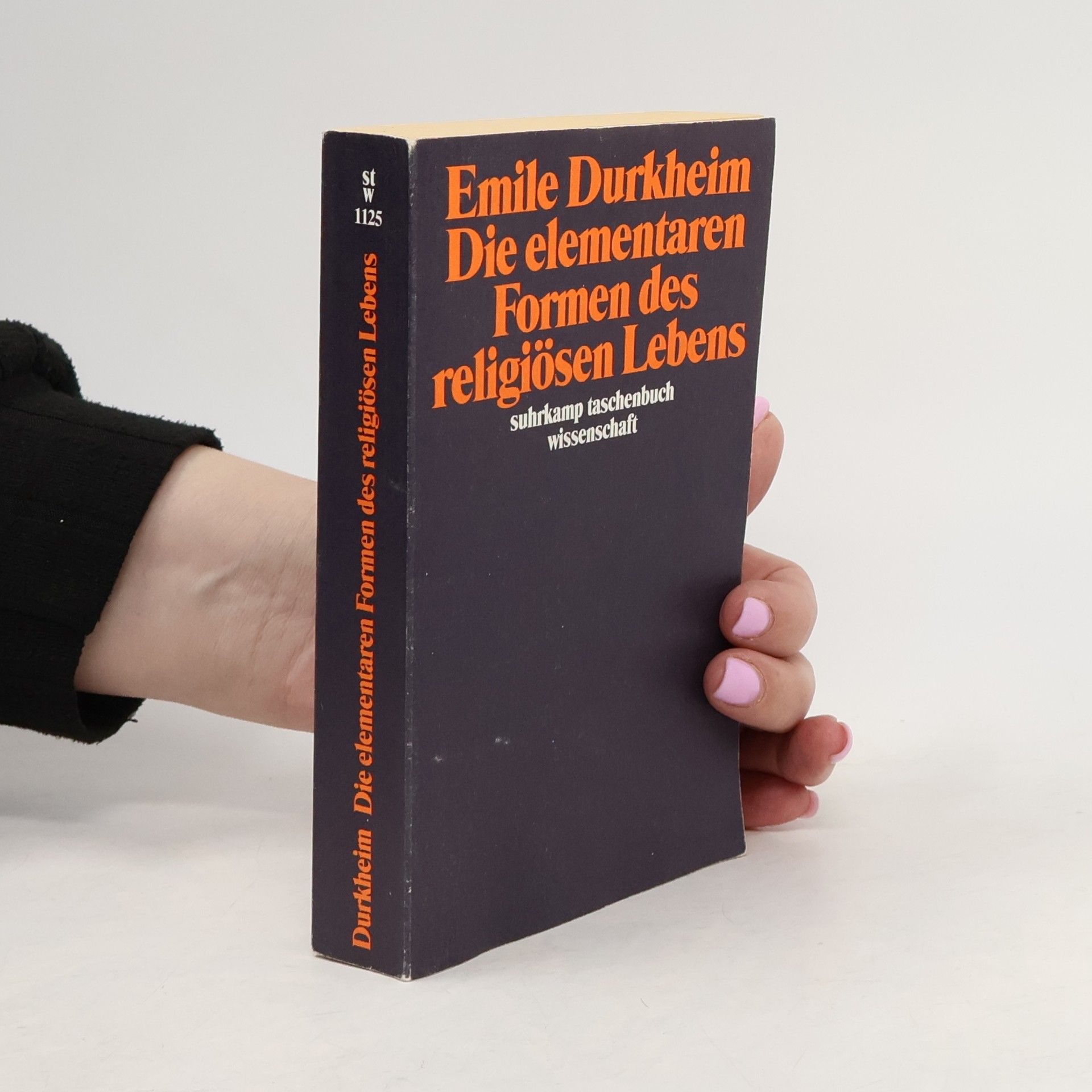 Émile Durkheim Suhrkamp Taschenbuch Wissenschaft - 1125: Die elementaren Formen des religiösen Lebens