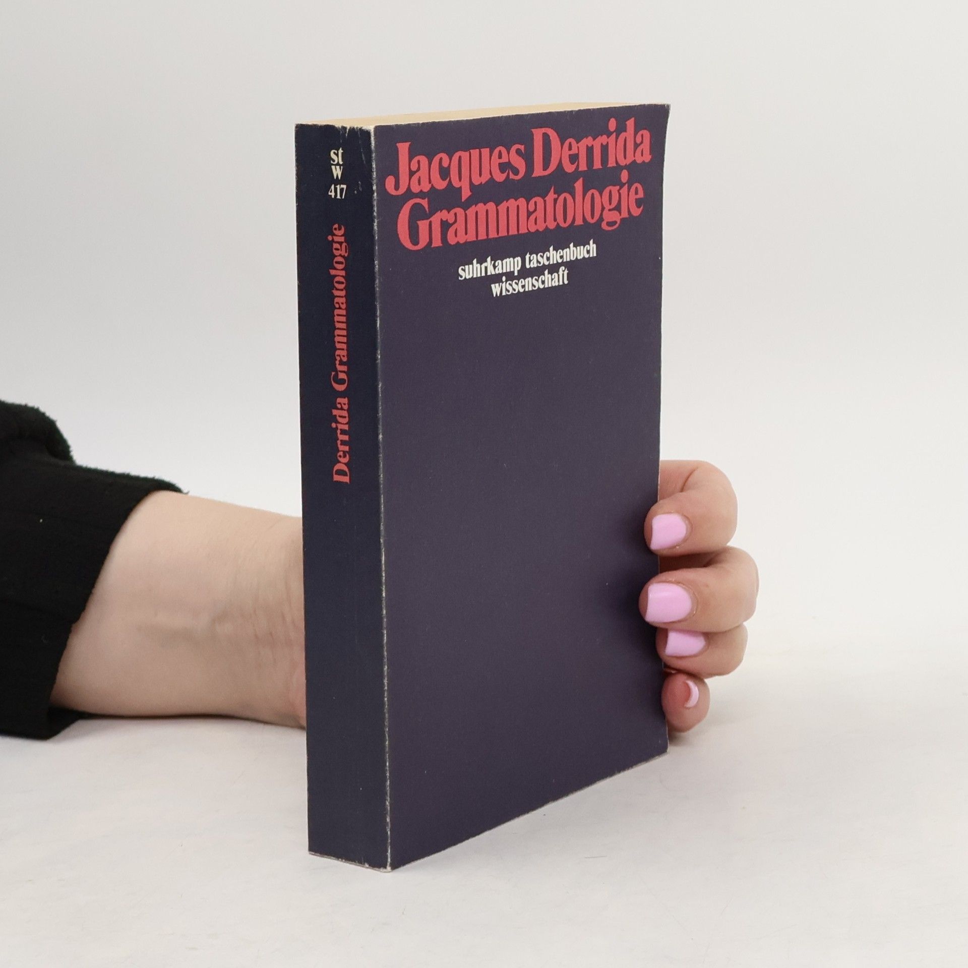 Jacques Derrida Grammatologie