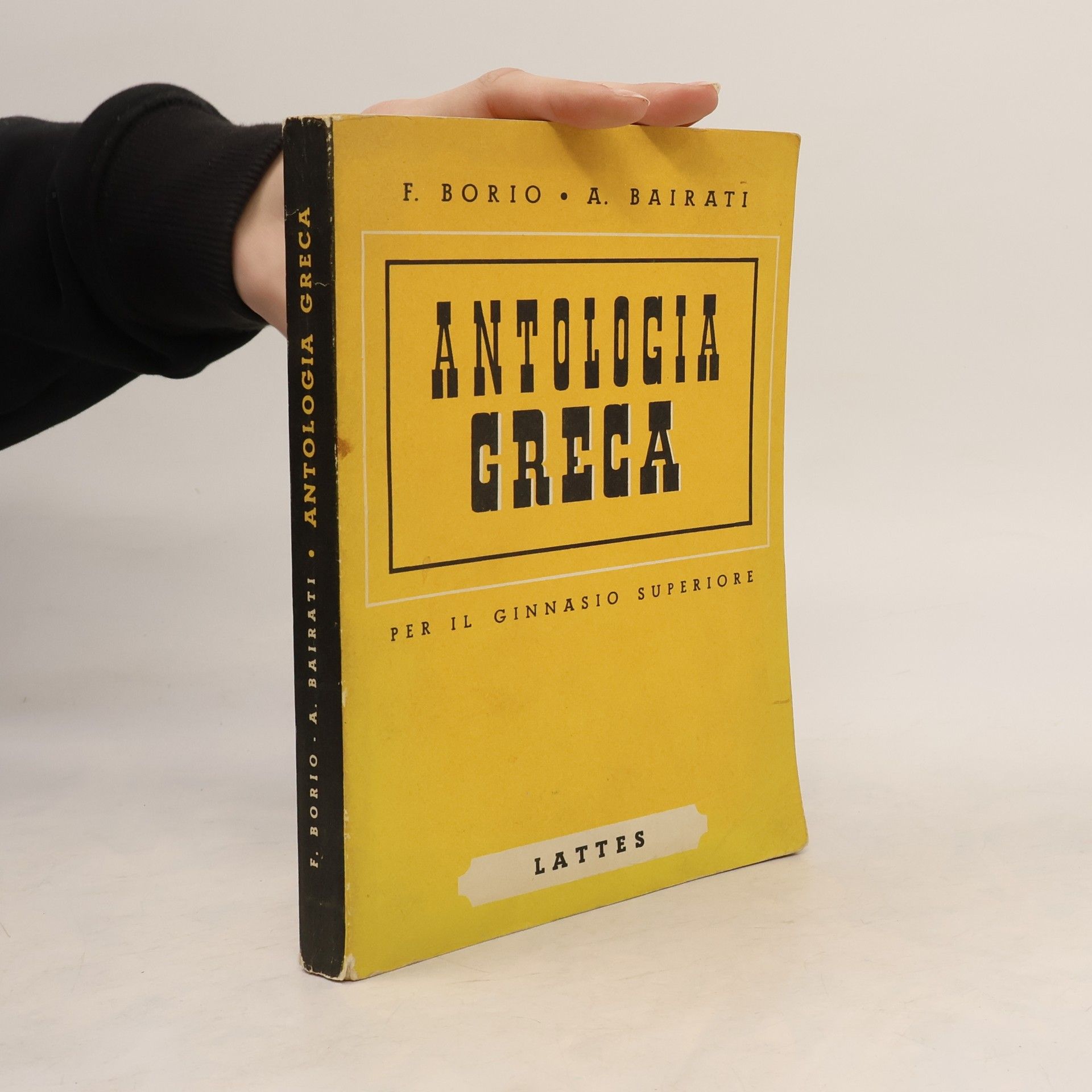 F. Borio Antologia Greca