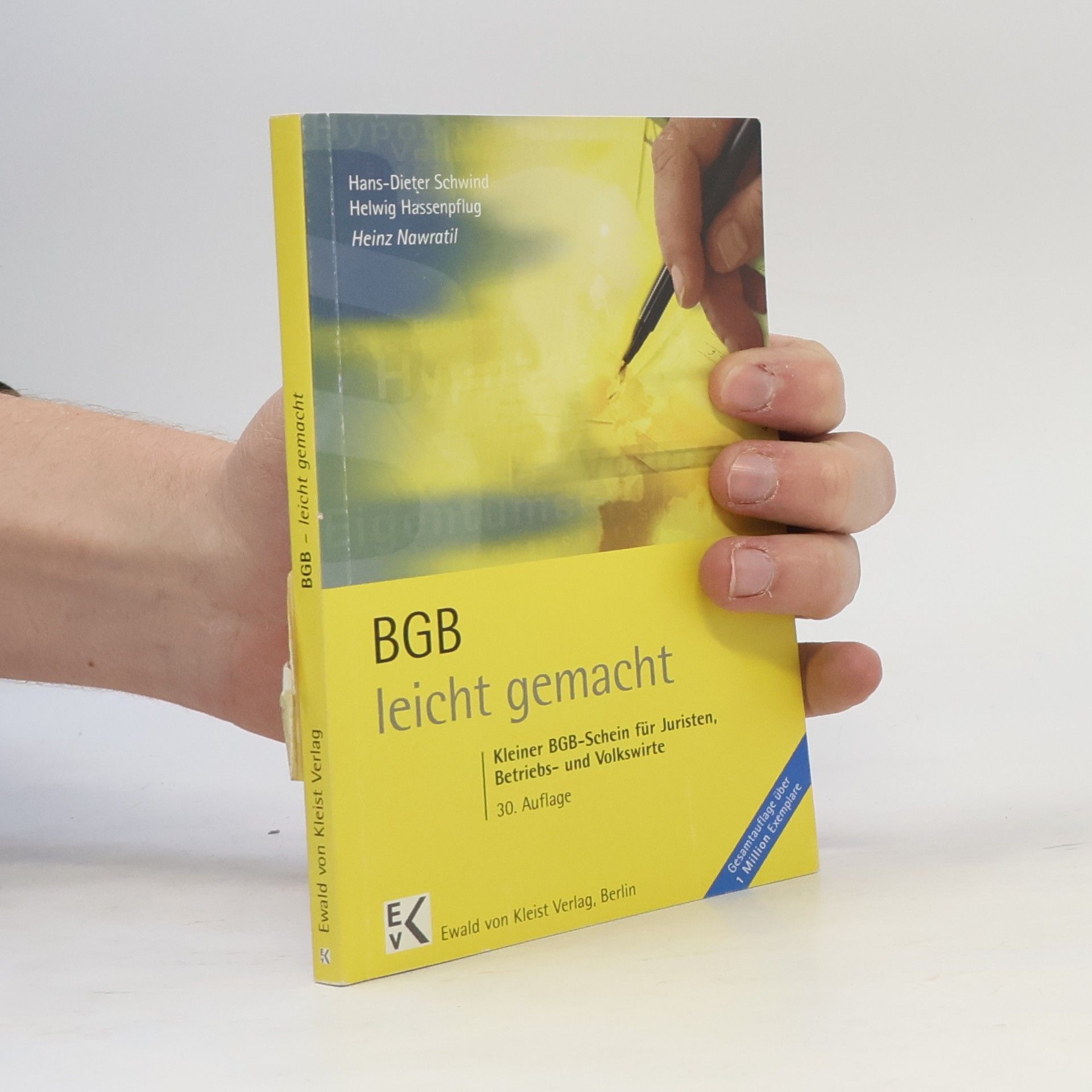 Hans-Dieter Schwind BGB leicht gemacht - 30. Auflage