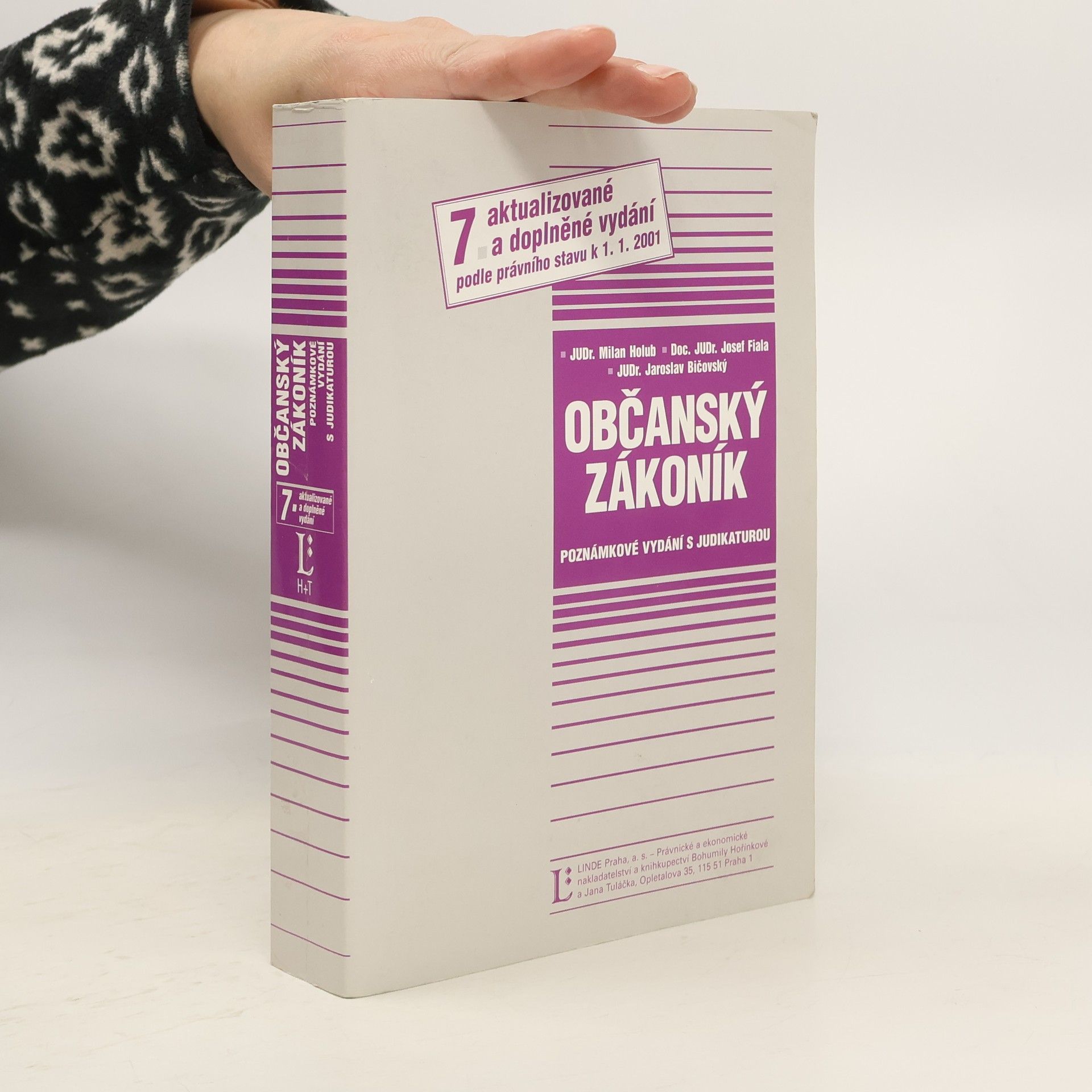 Občanský zákoník : poznámkové vydání s judikaturou a novou literaturou podle právního stavu k 1.1.2001