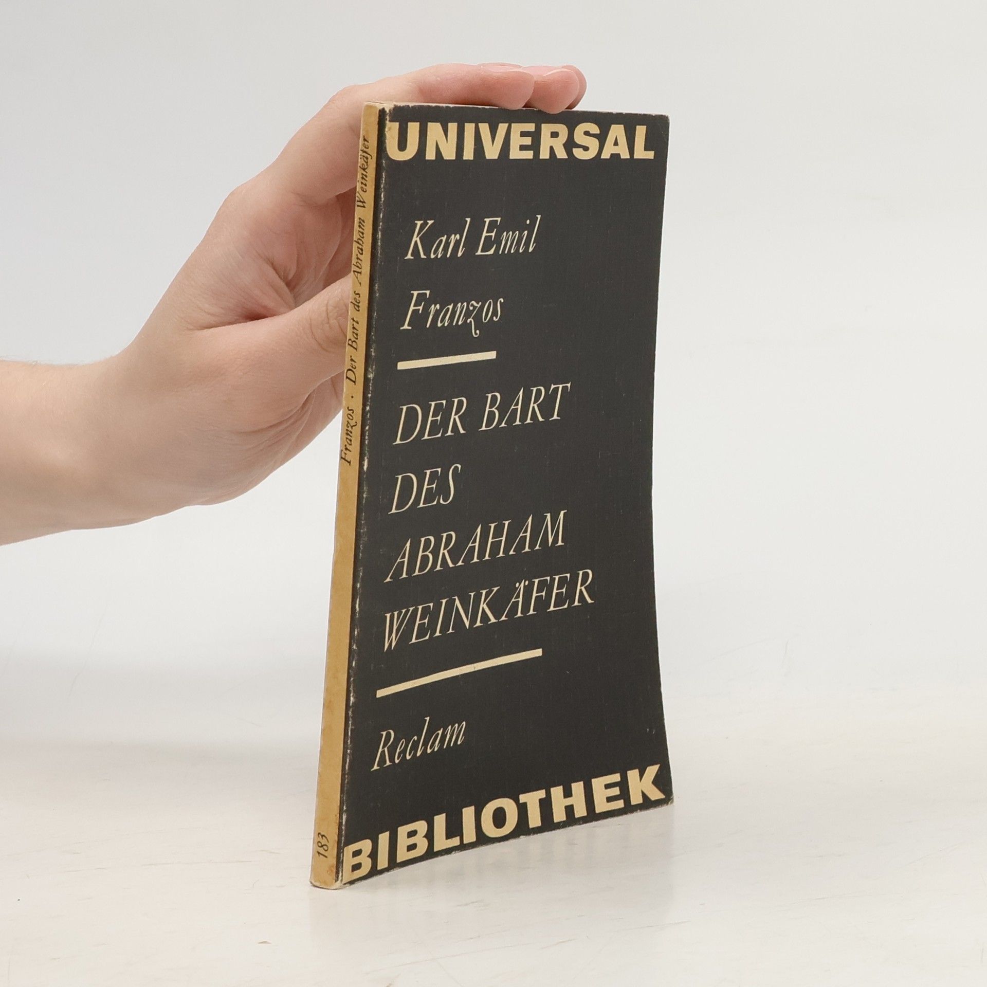 Der Bart des Abraham Weinkäfer