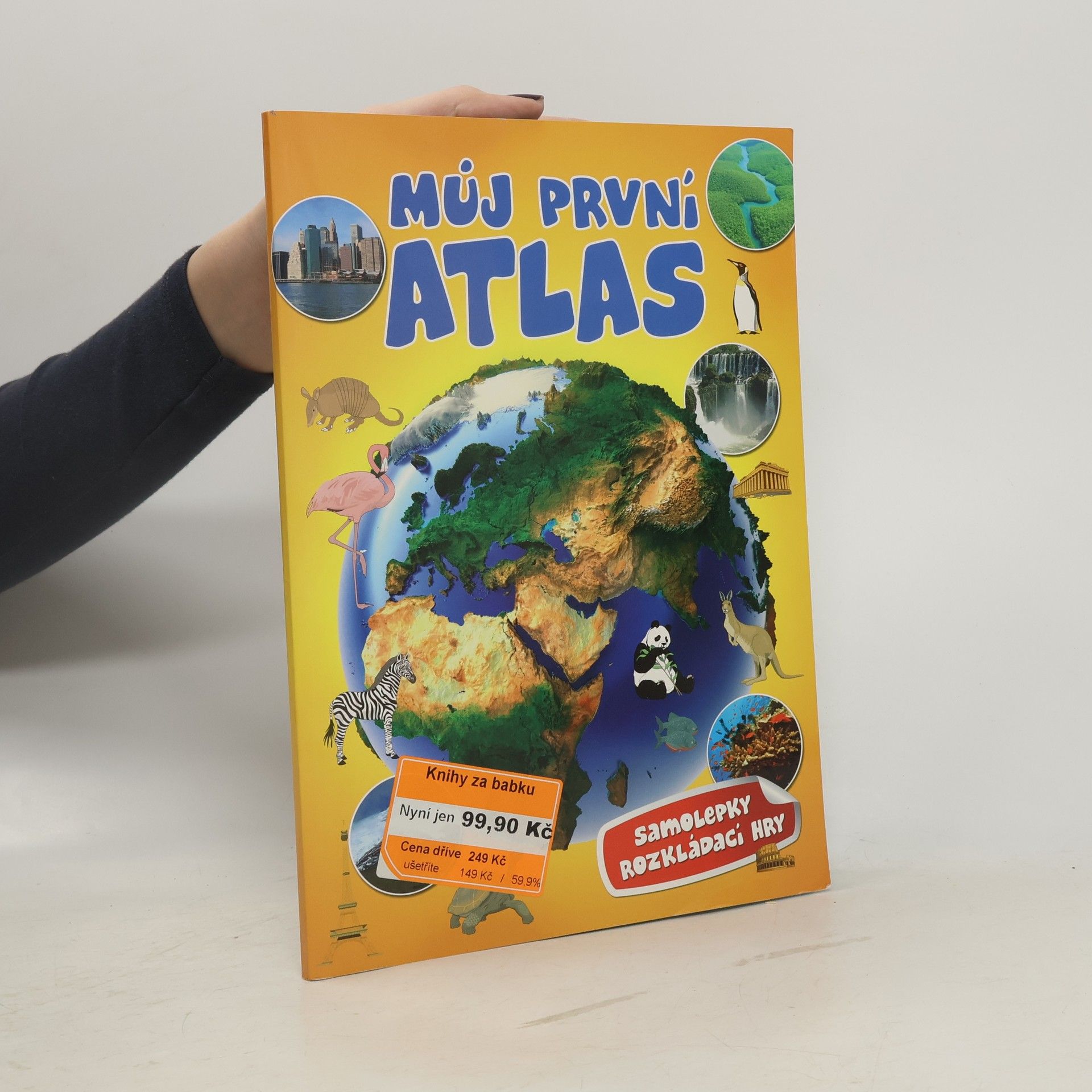 Jaroslav Synek Můj první atlas: Samolepky, rozkládací hry