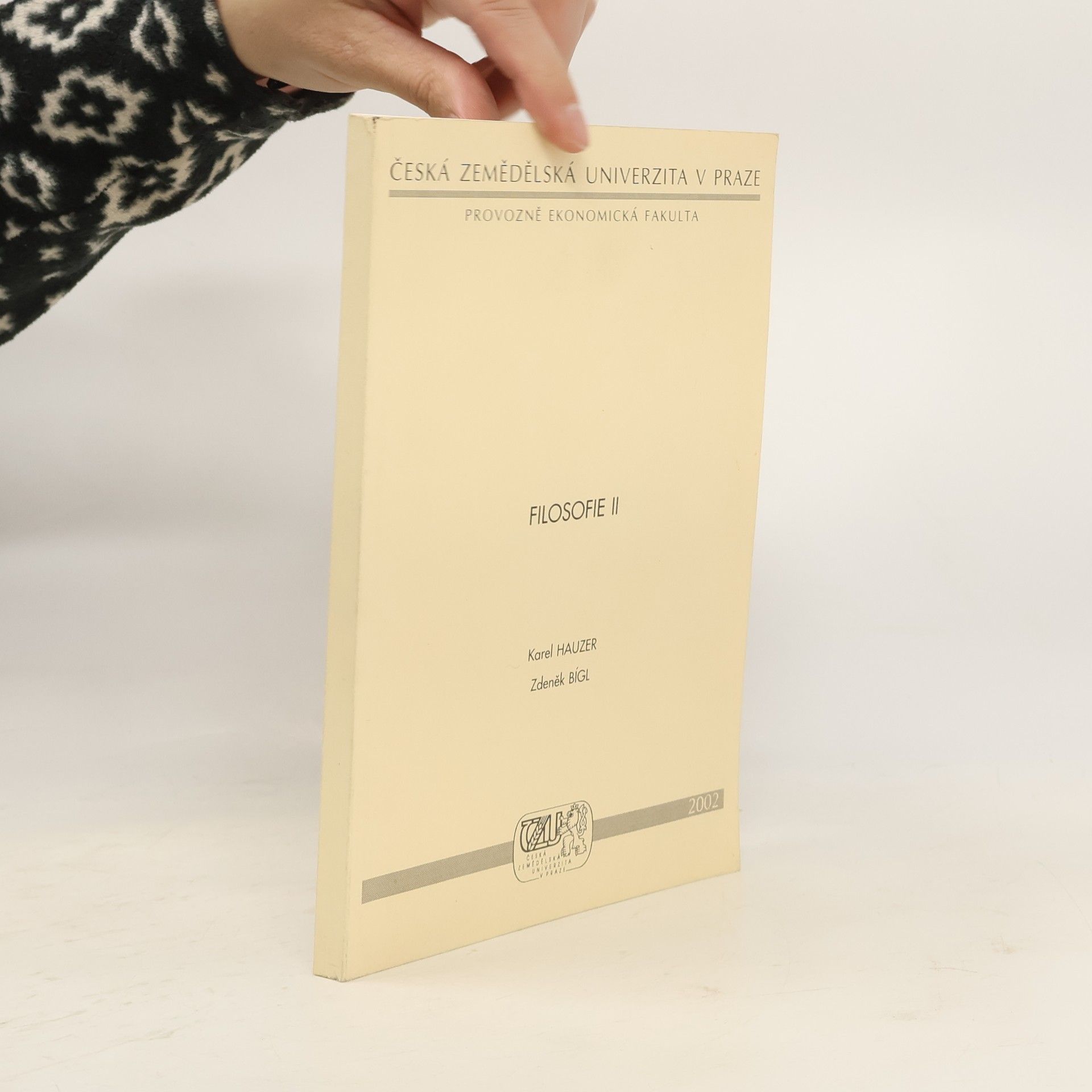 Karel Hauzer Filosofie II