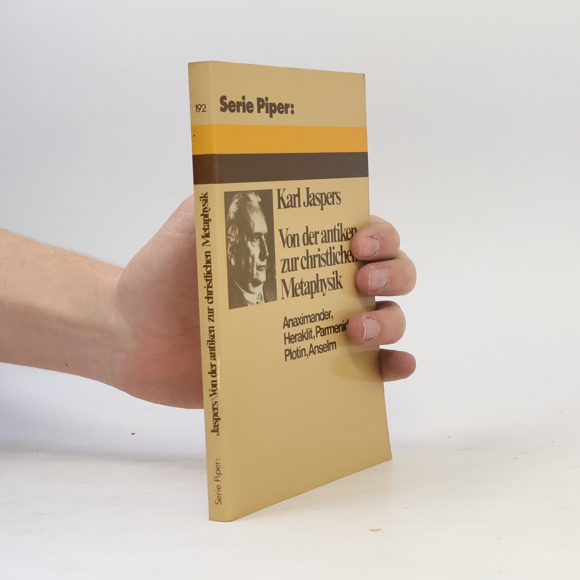 Karl Jaspers Von der antiken zur christlichen Metaphysik