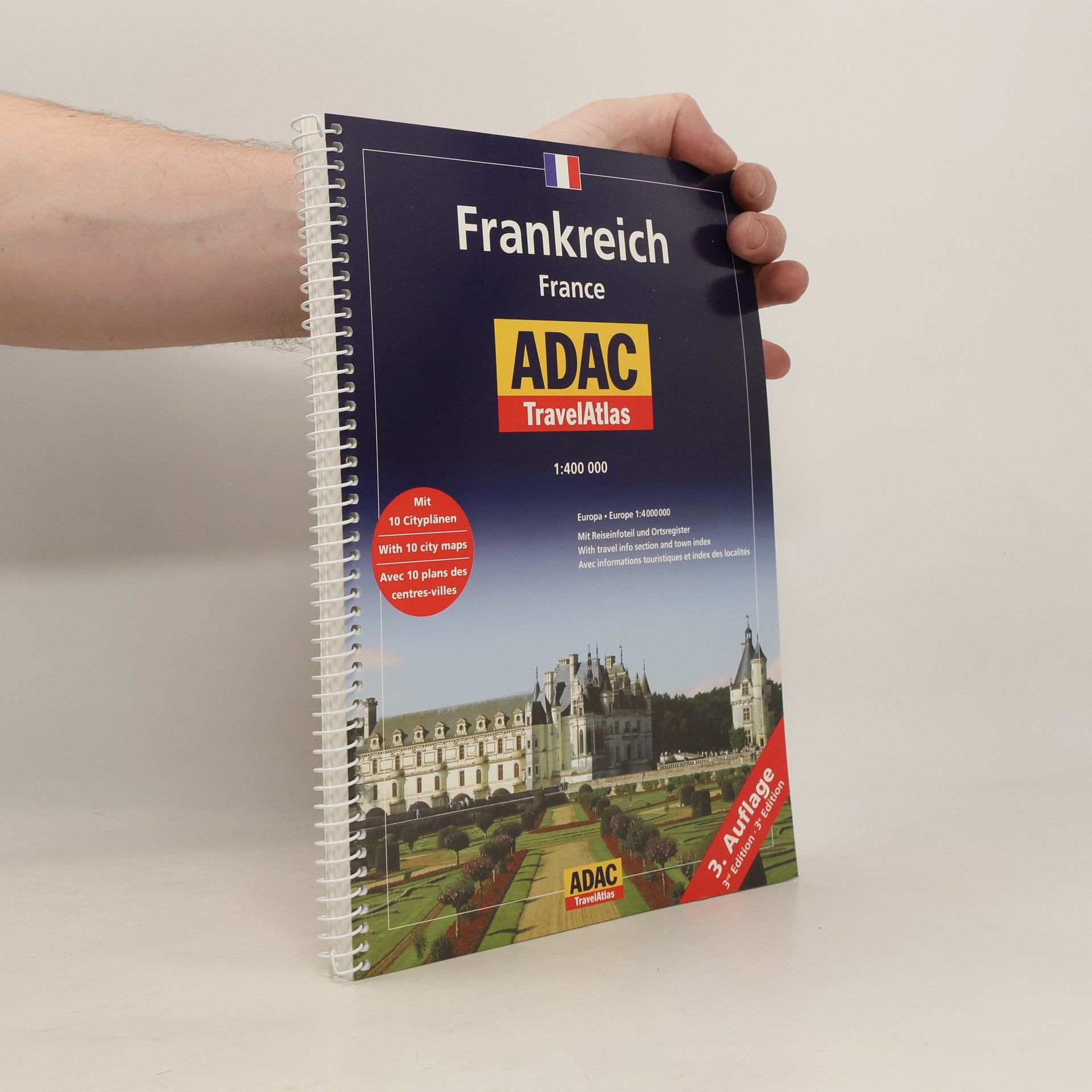 Autorenkollektiv ADAC Travelatlas Frankreich 1:400 000.