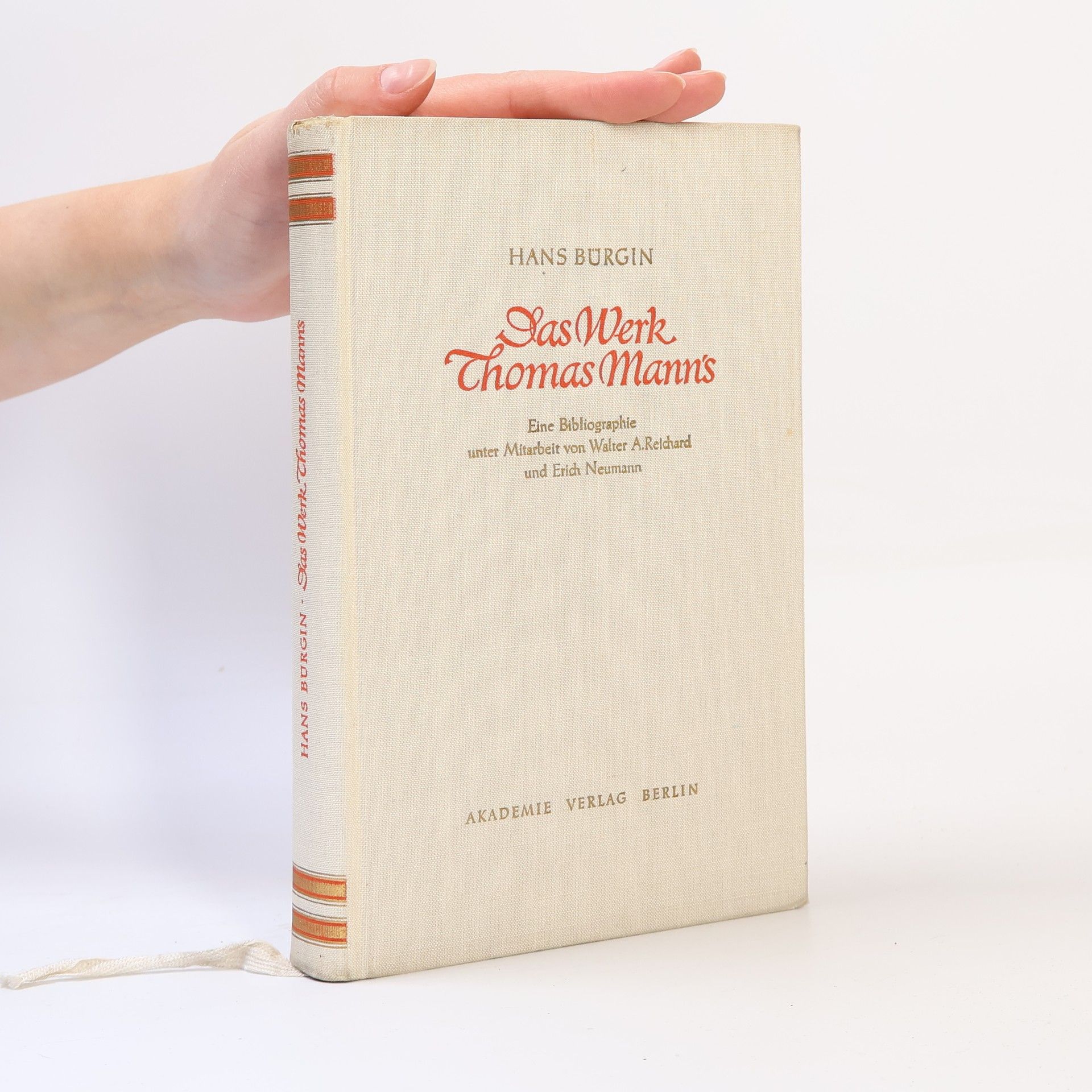 Hans Bürgin Das Werk Thomas Manns