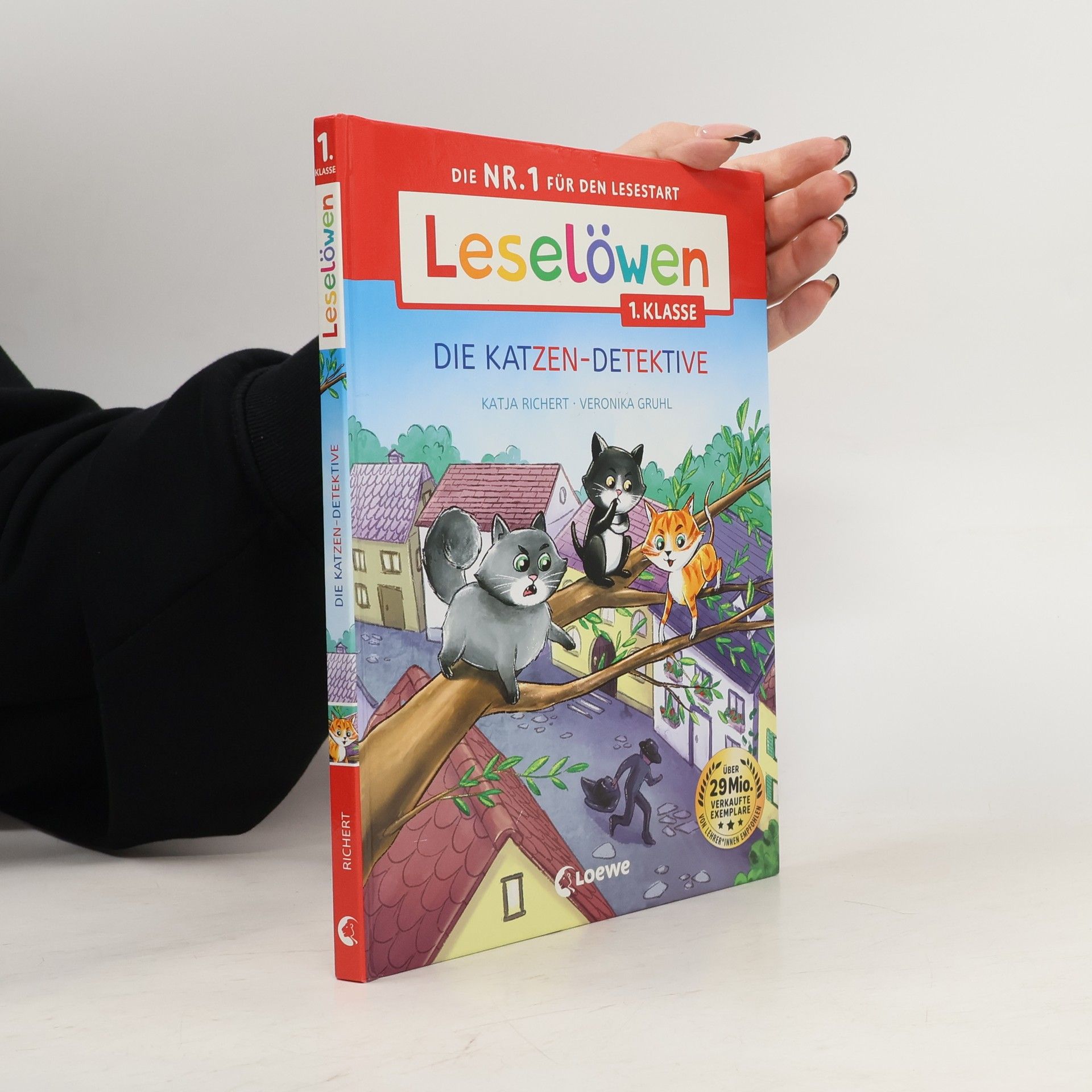 Leselöwen 1. Klasse - Die Katzen-Detektive (Großbuchstabenausgabe)