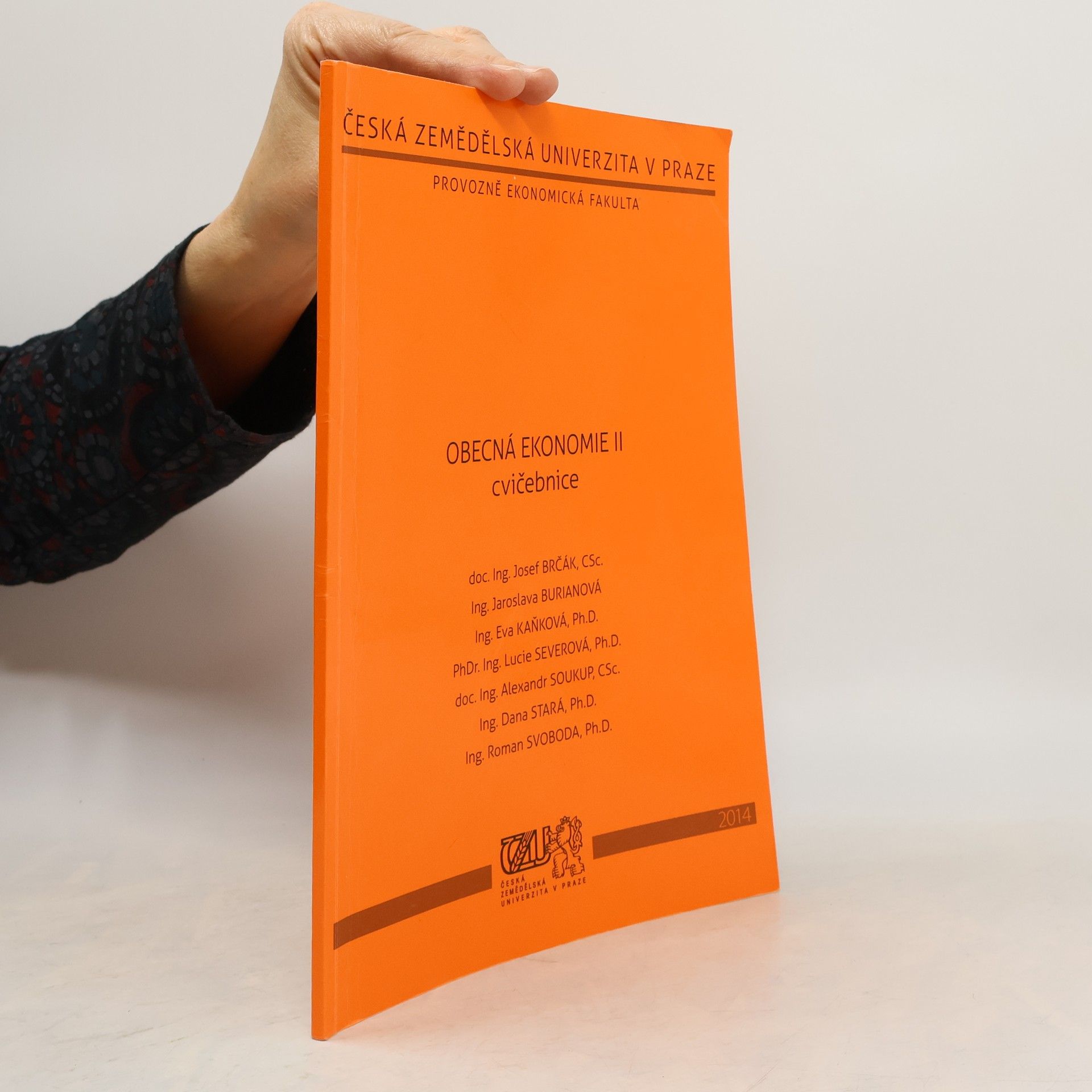 Josef Brčák Obecná ekonomie II : cvičebnice