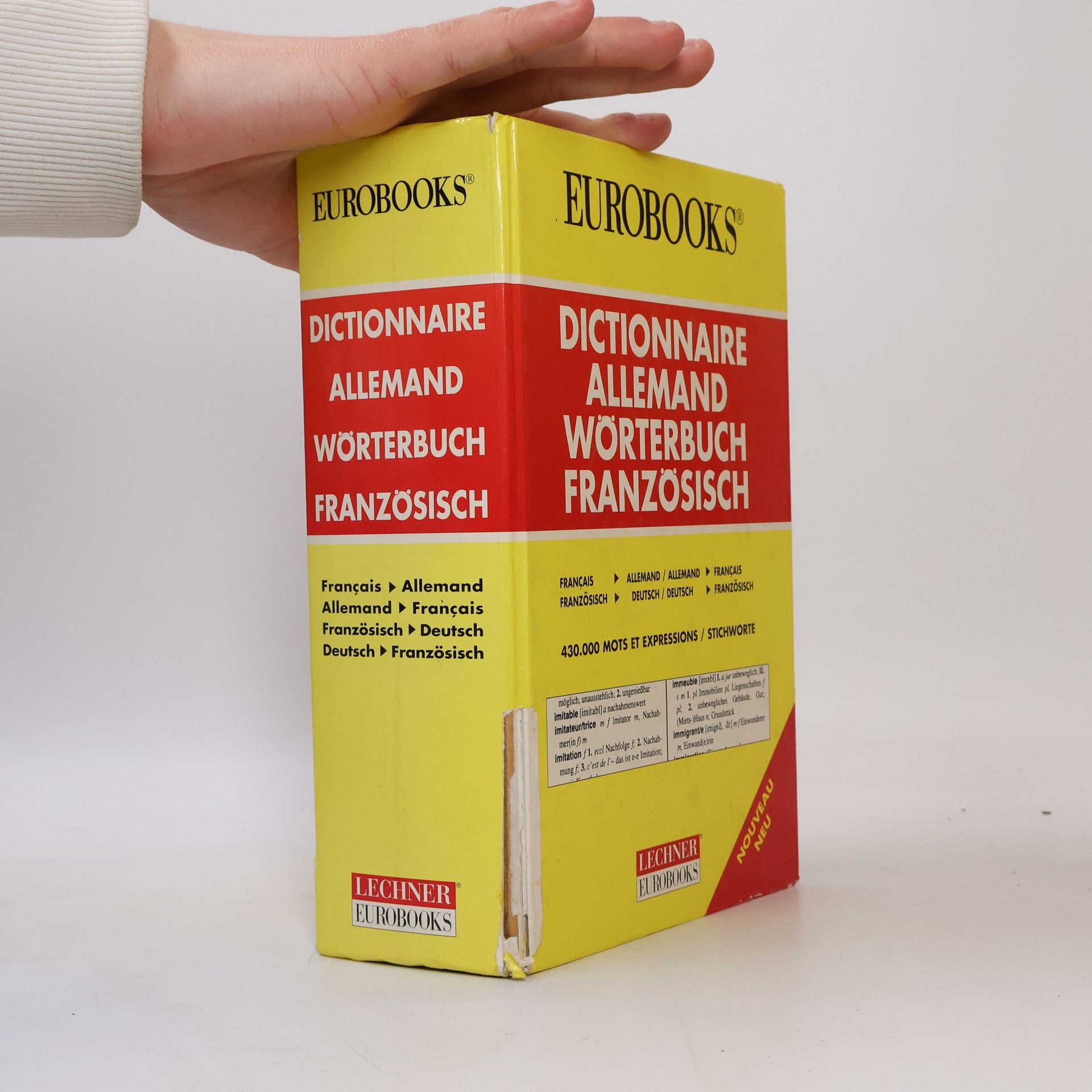 AA.VV. Dictionnaire allemand, Wörterbuch französisch