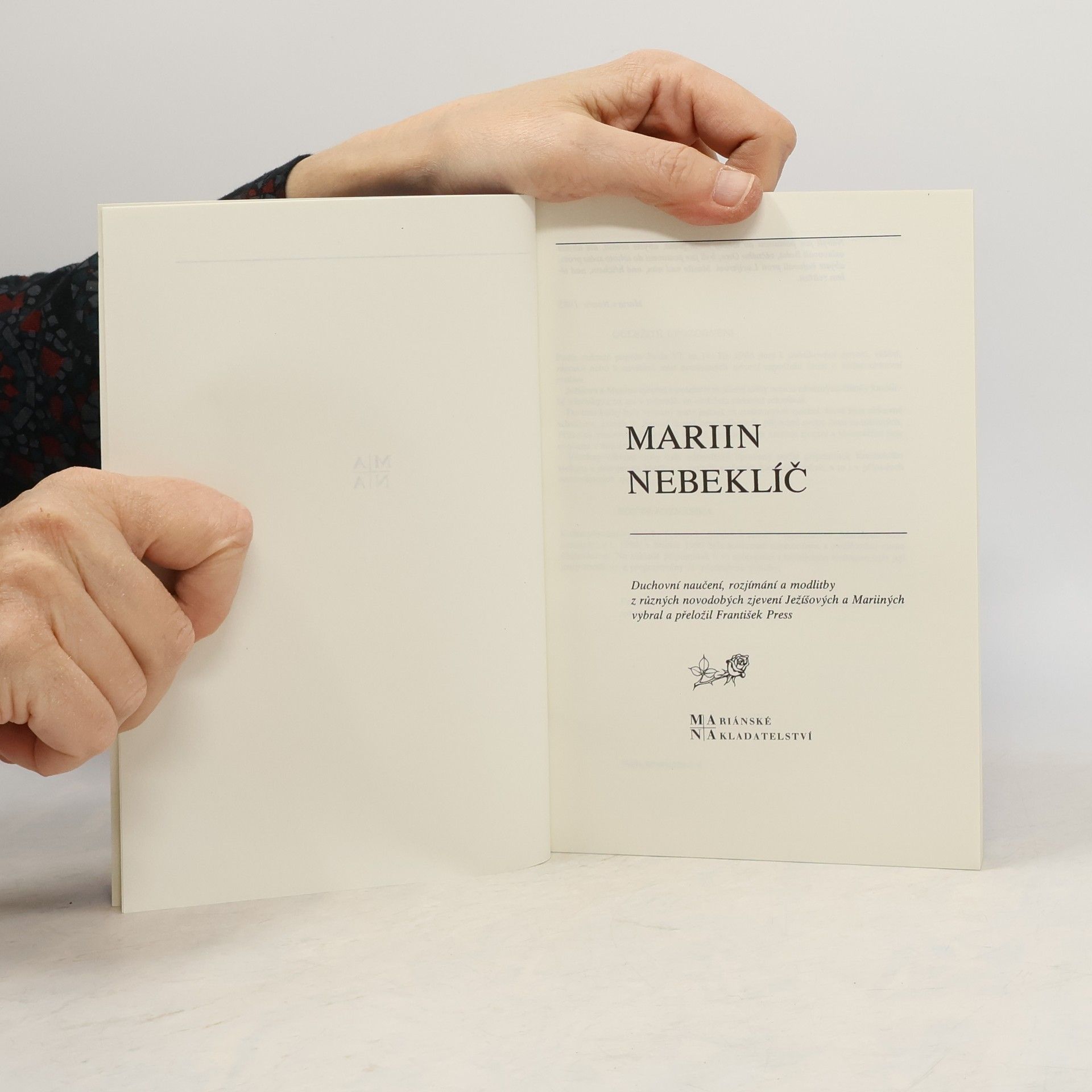 František Press Mariin nebeklíč