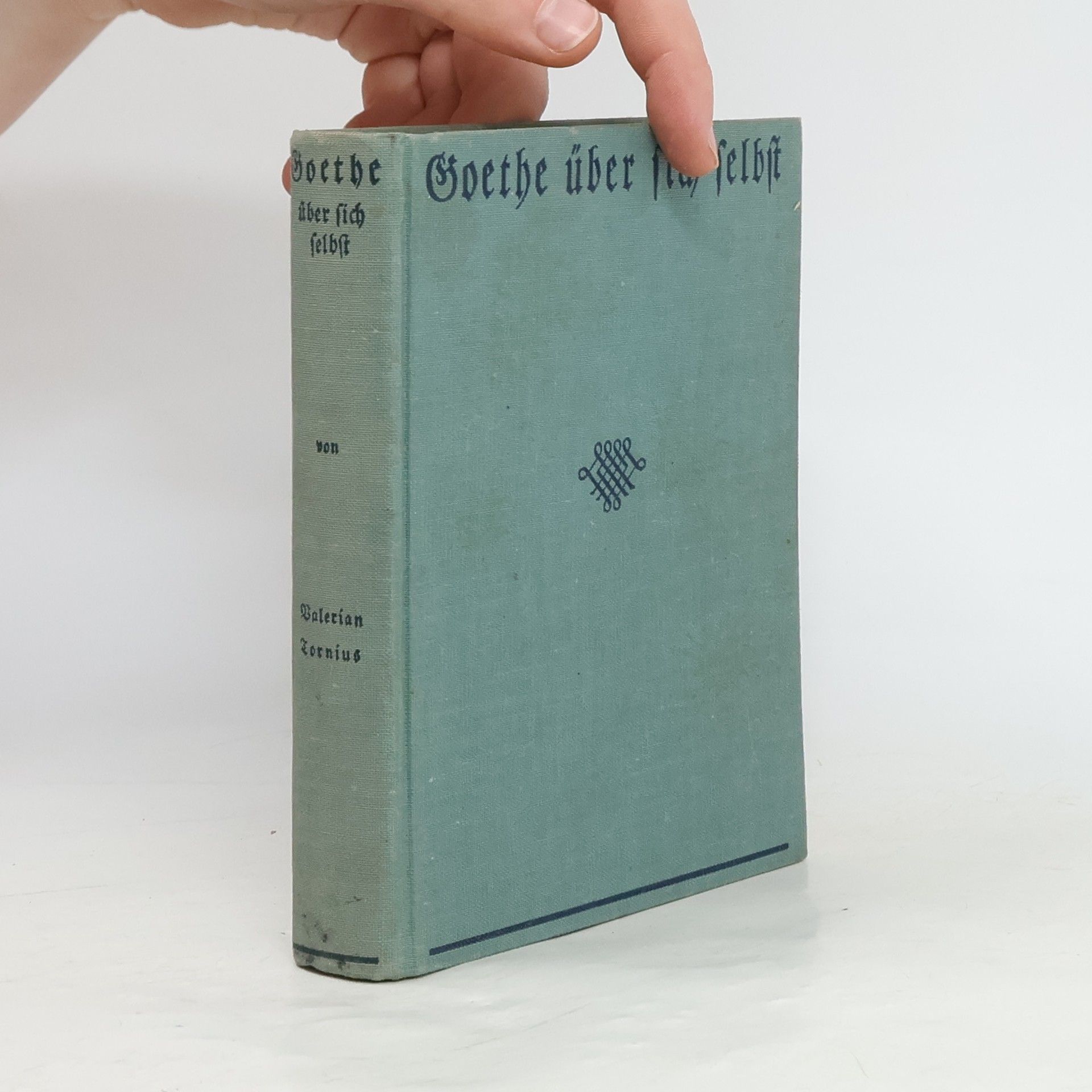 Goethe über sich selbst