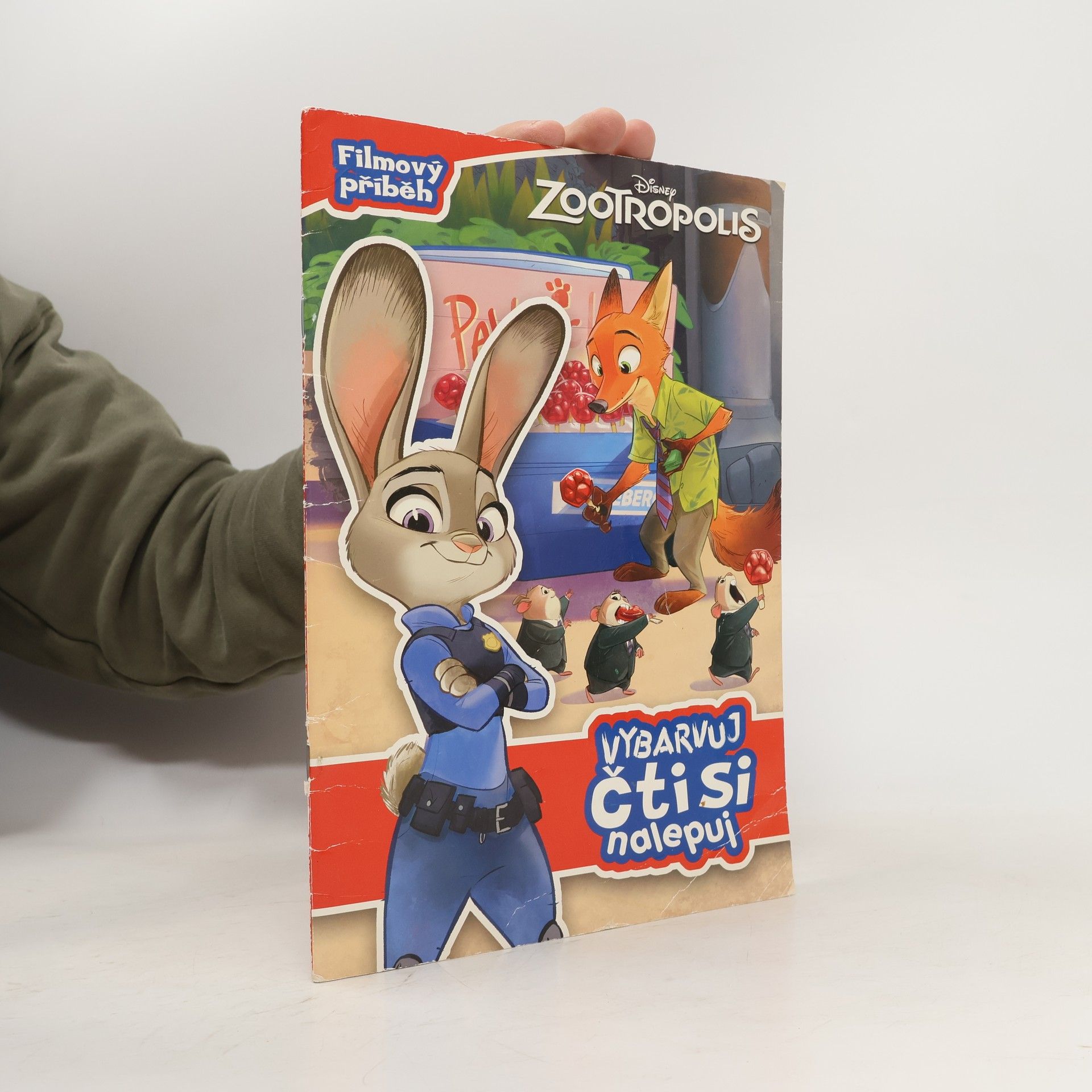 Disney: Zootropolis - Filmový příběh - Vybarvuj, čti si, nalepuj