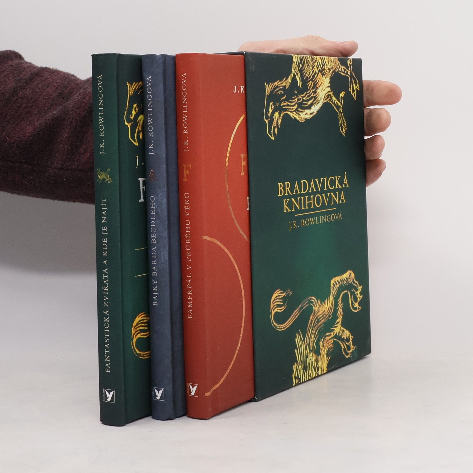 J. K. Rowling Bradavická knihovna 1-3 (box)
