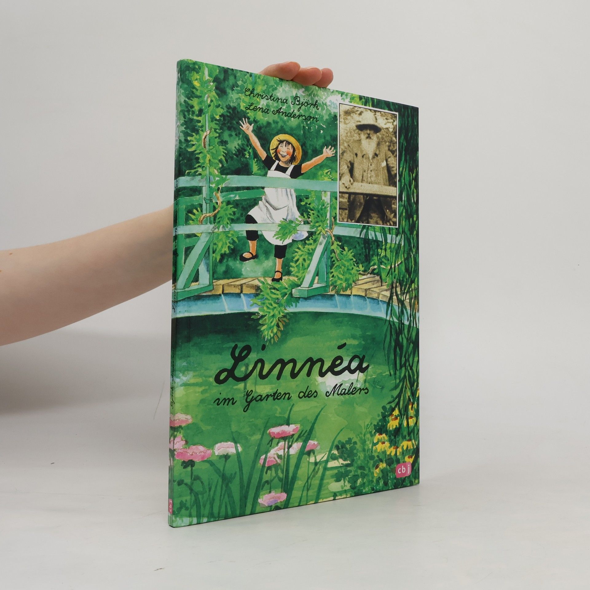 Lena Anderson Linnéa im garten des Malers