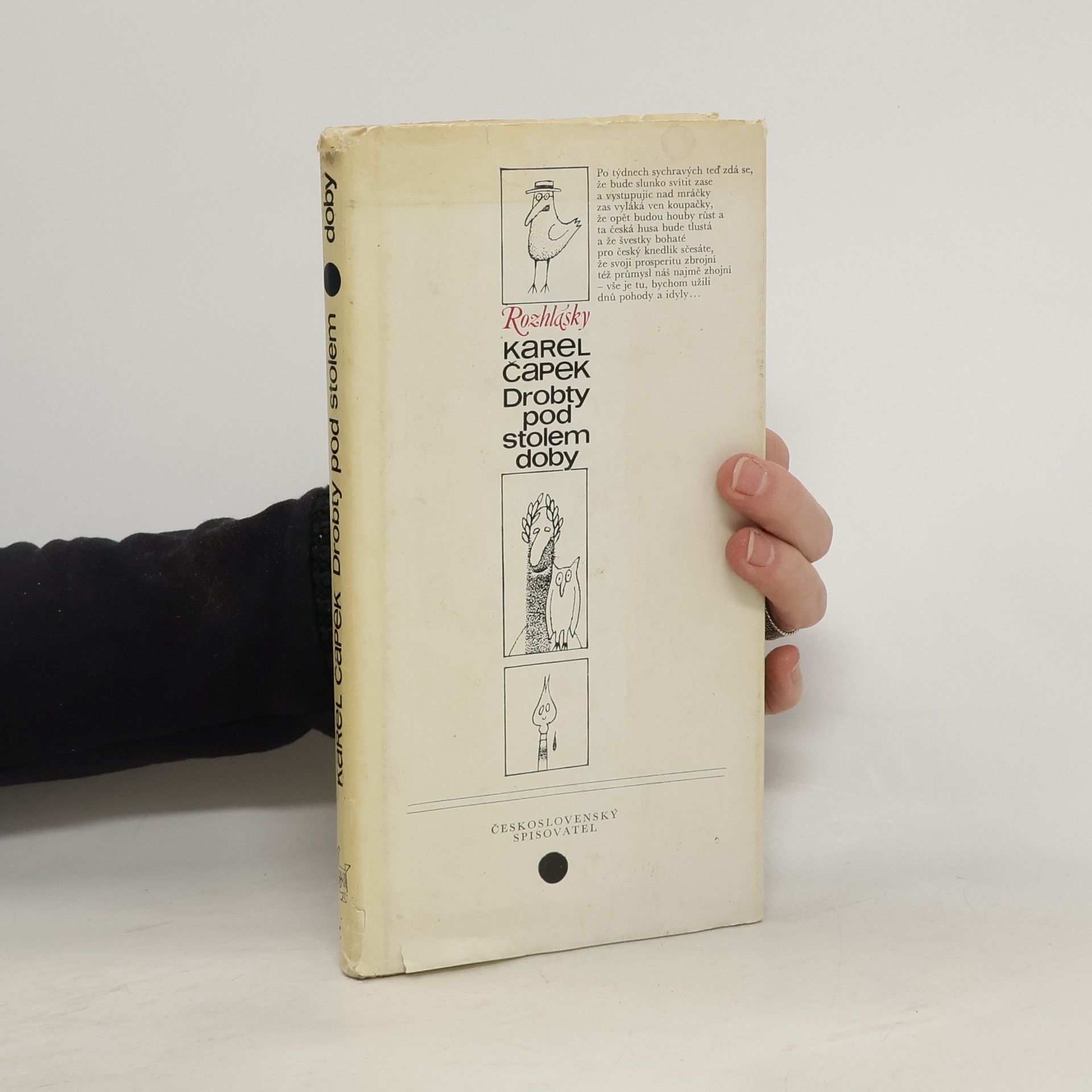 Karel Čapek Drobty pod stolem doby