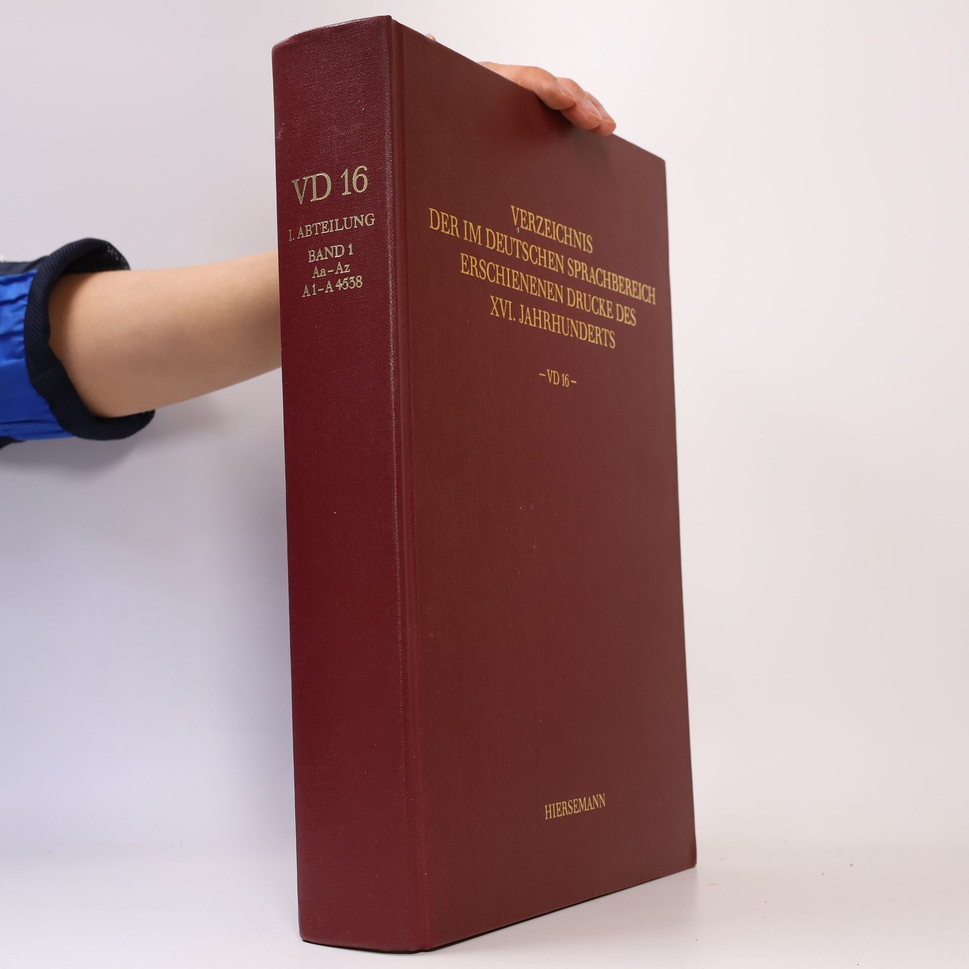 Irmgard Bezzel Verzeichnis der im deutschen Sprachbereich erschienenen Drucke des XVI. Jahrhunderts