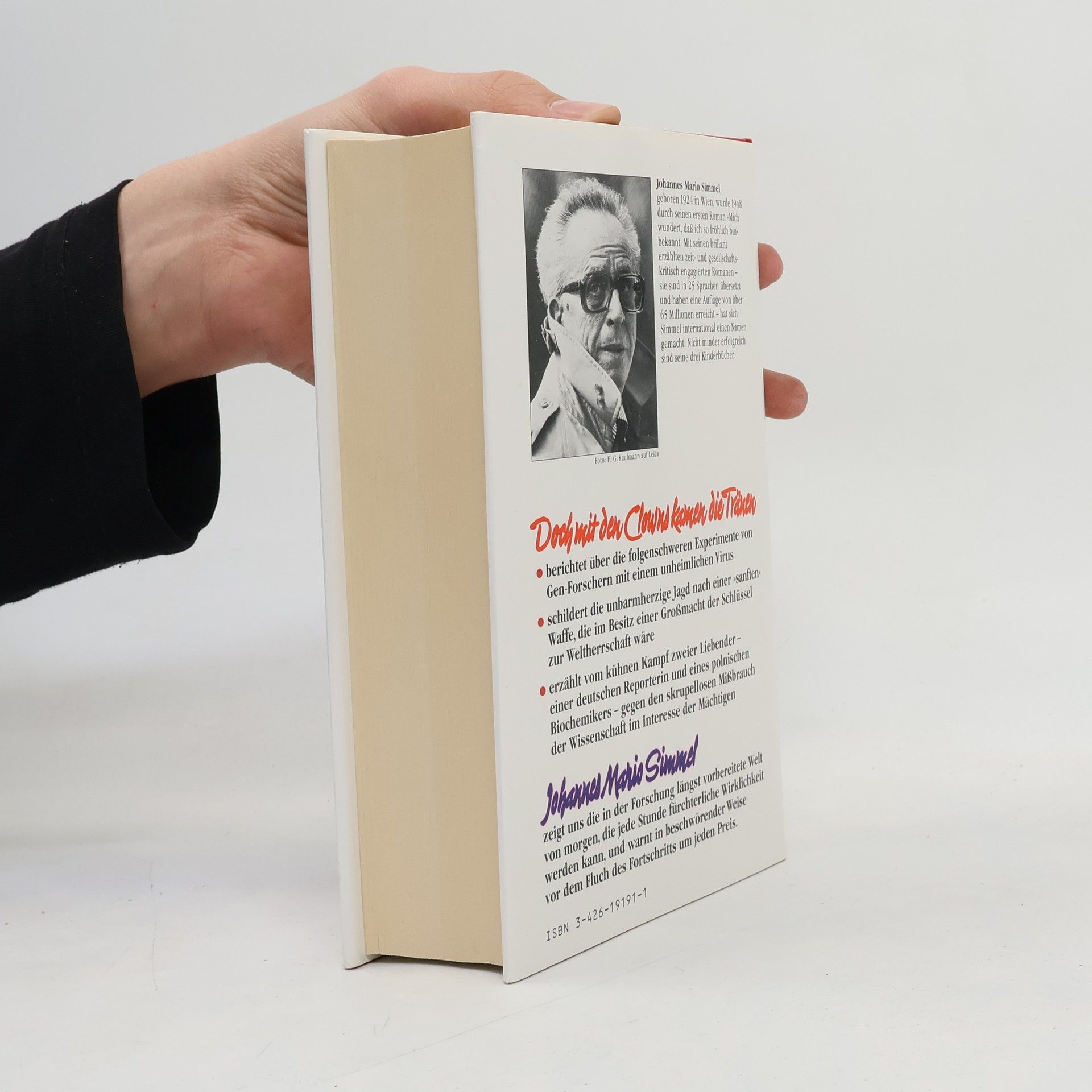Johannes Mario Simmel Doch mit den Clowns kamen die Tränen