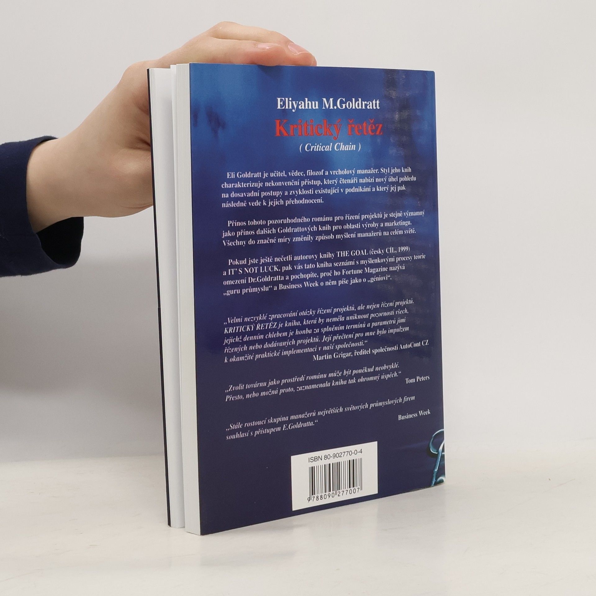 Eliyahu M. Goldratt Kritický řetěz