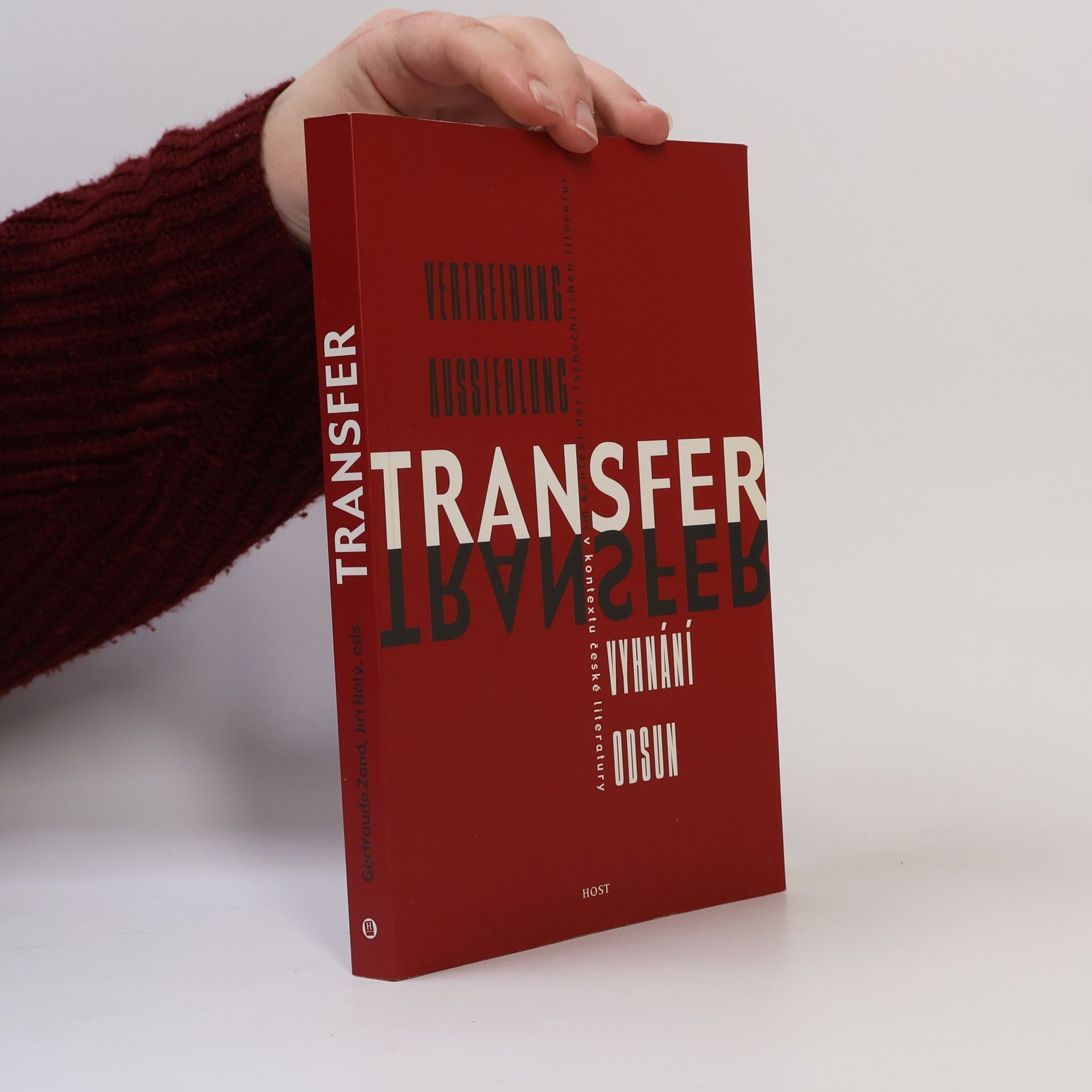 Gertraude Zand Transfer/Vyhnání/Odsun v kontextu české literatury