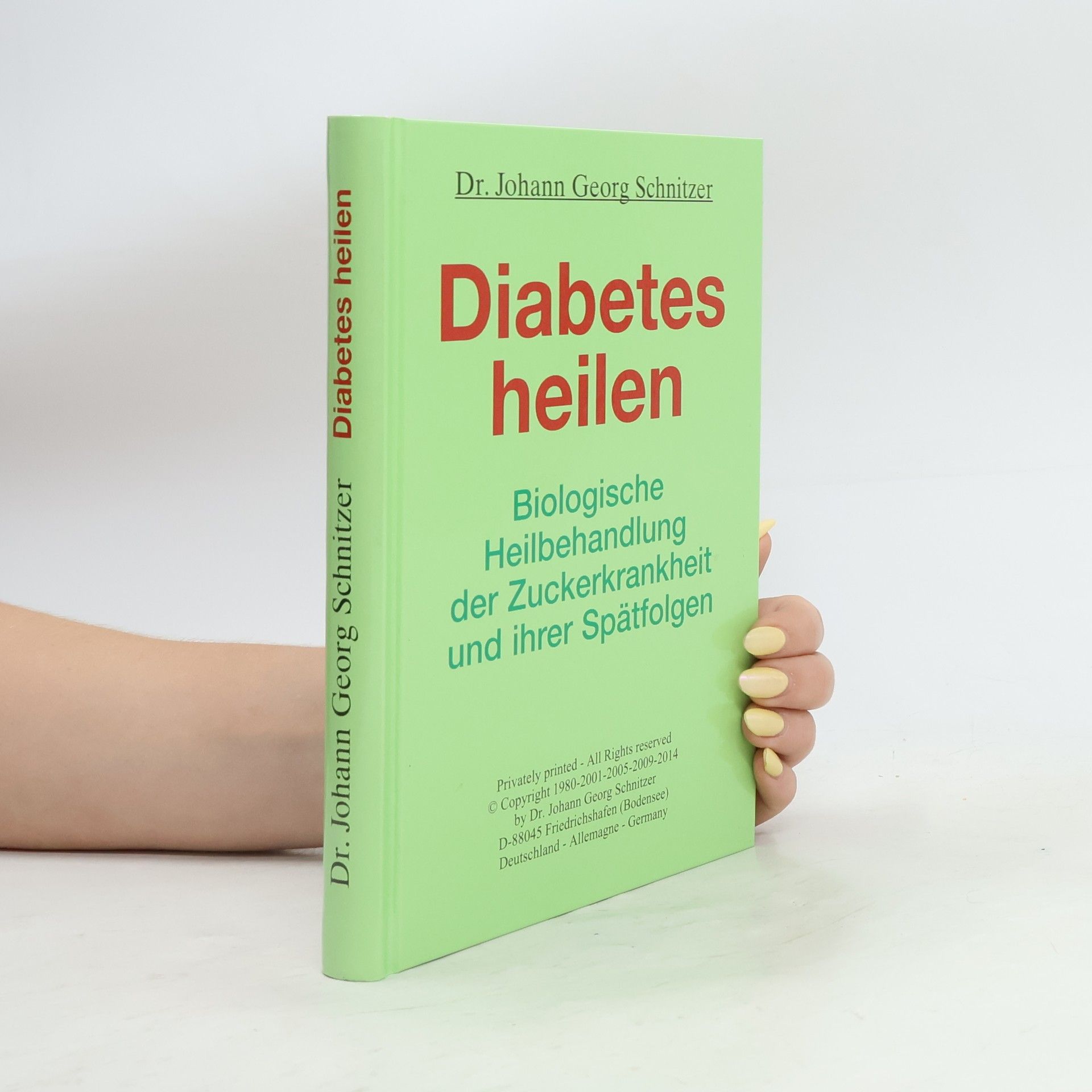 Johann Georg Schnitzer Diabetes heilen