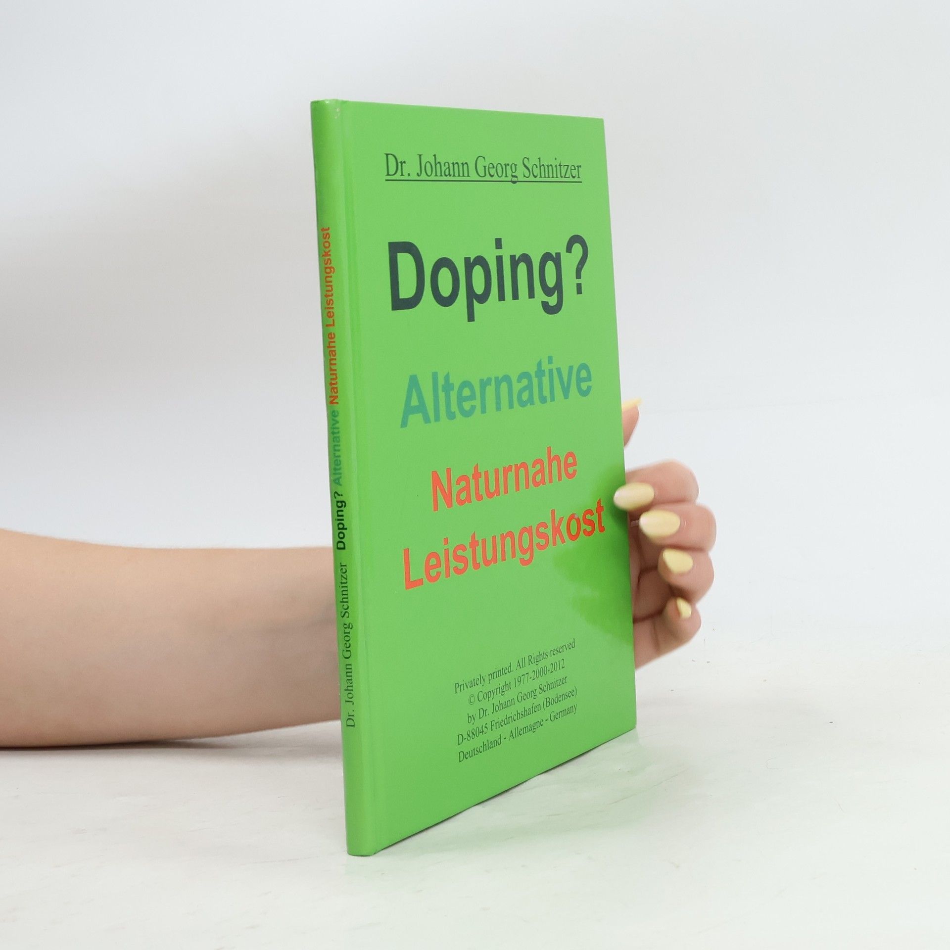 Johann Georg Schnitzer Doping?